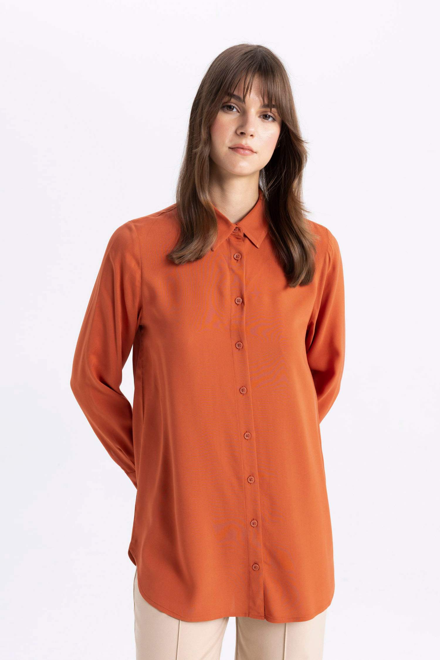 Regular Fit Long Sleeve Tunic