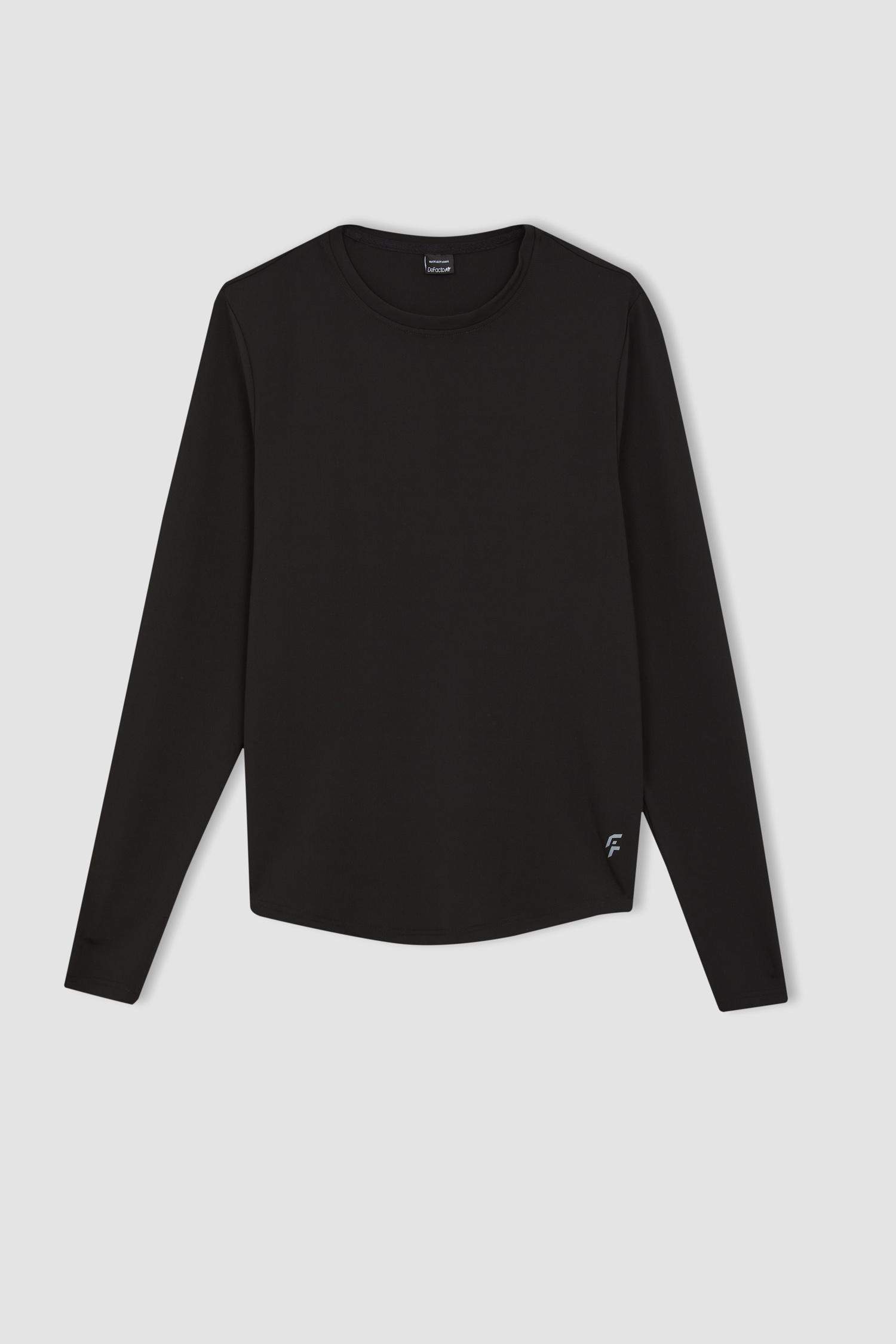 DeFactoFit Slim Fit Crew Neck Sports T-Shirt