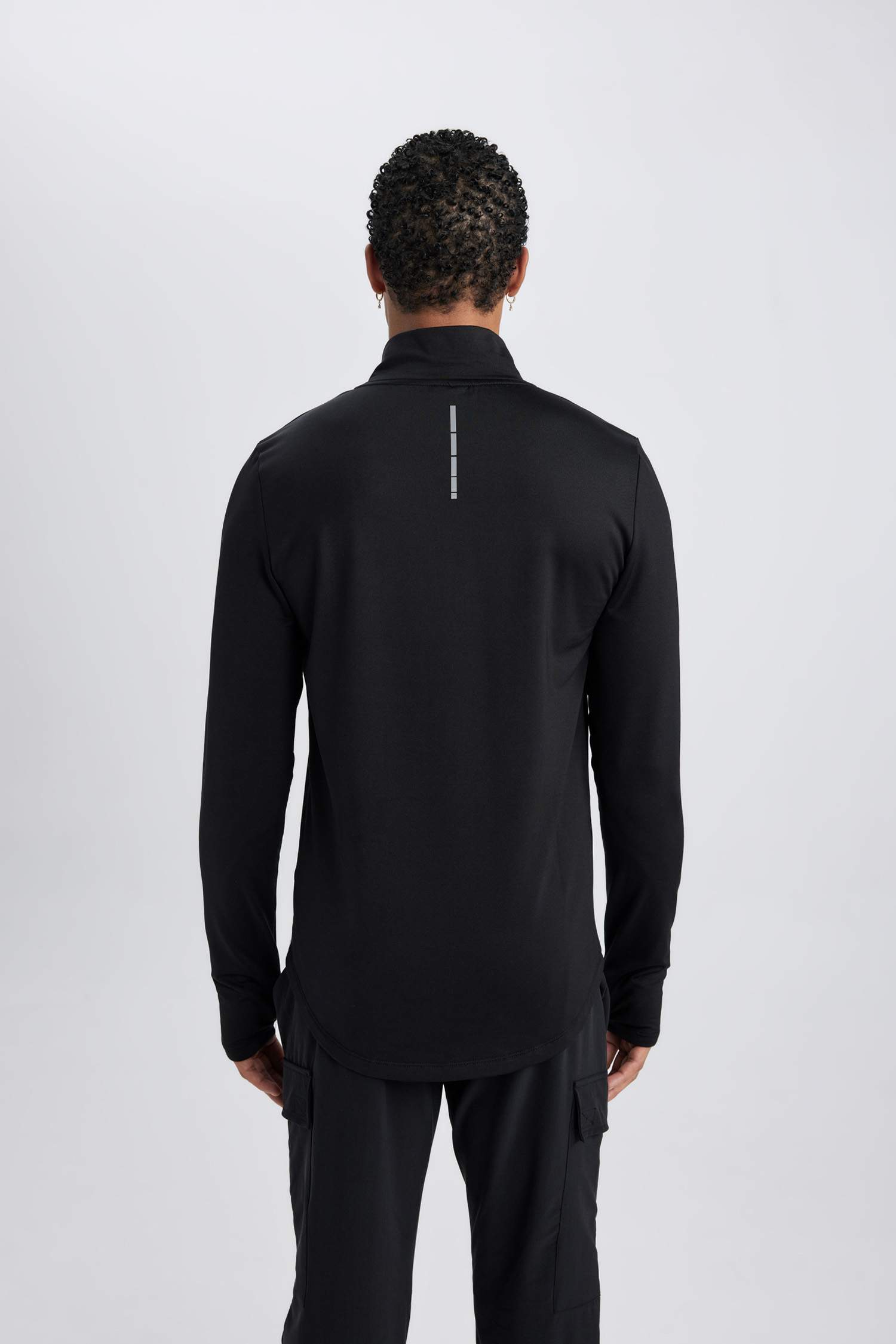 DeFactoFit Slim Fit Stand Collar T-Shirt