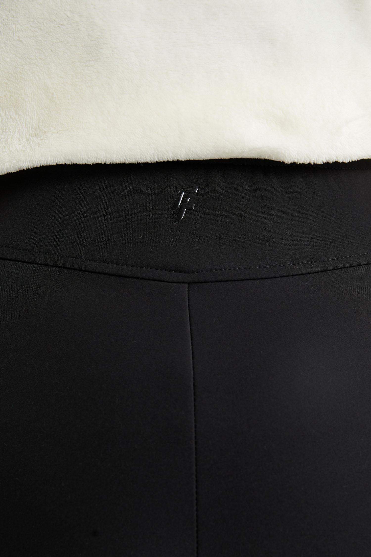 Su Geçirmez Kayak Pantolonu Dar Kalıp Basic Paça Fermuarlı