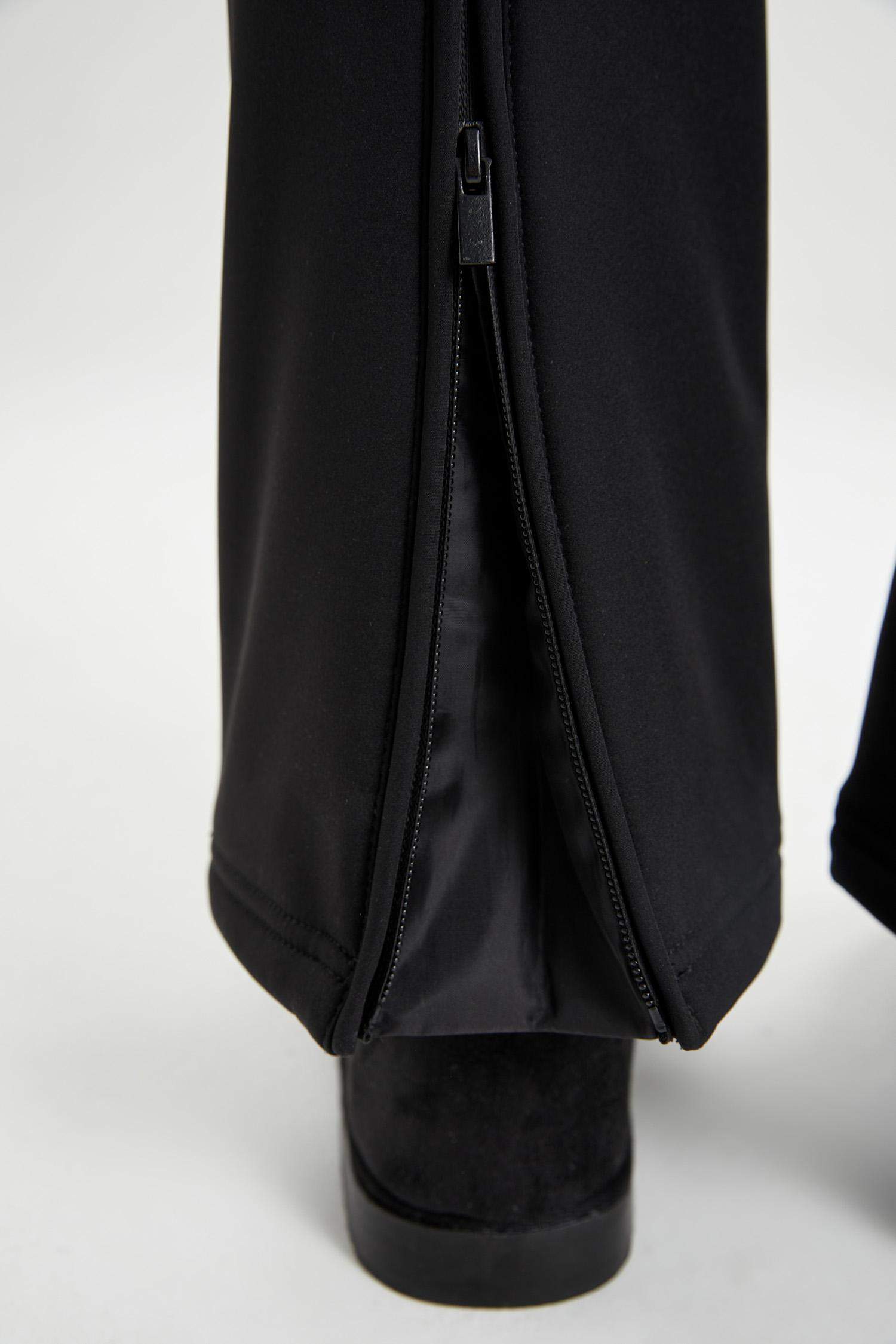 Su Geçirmez Kayak Pantolonu Dar Kalıp Basic Paça Fermuarlı