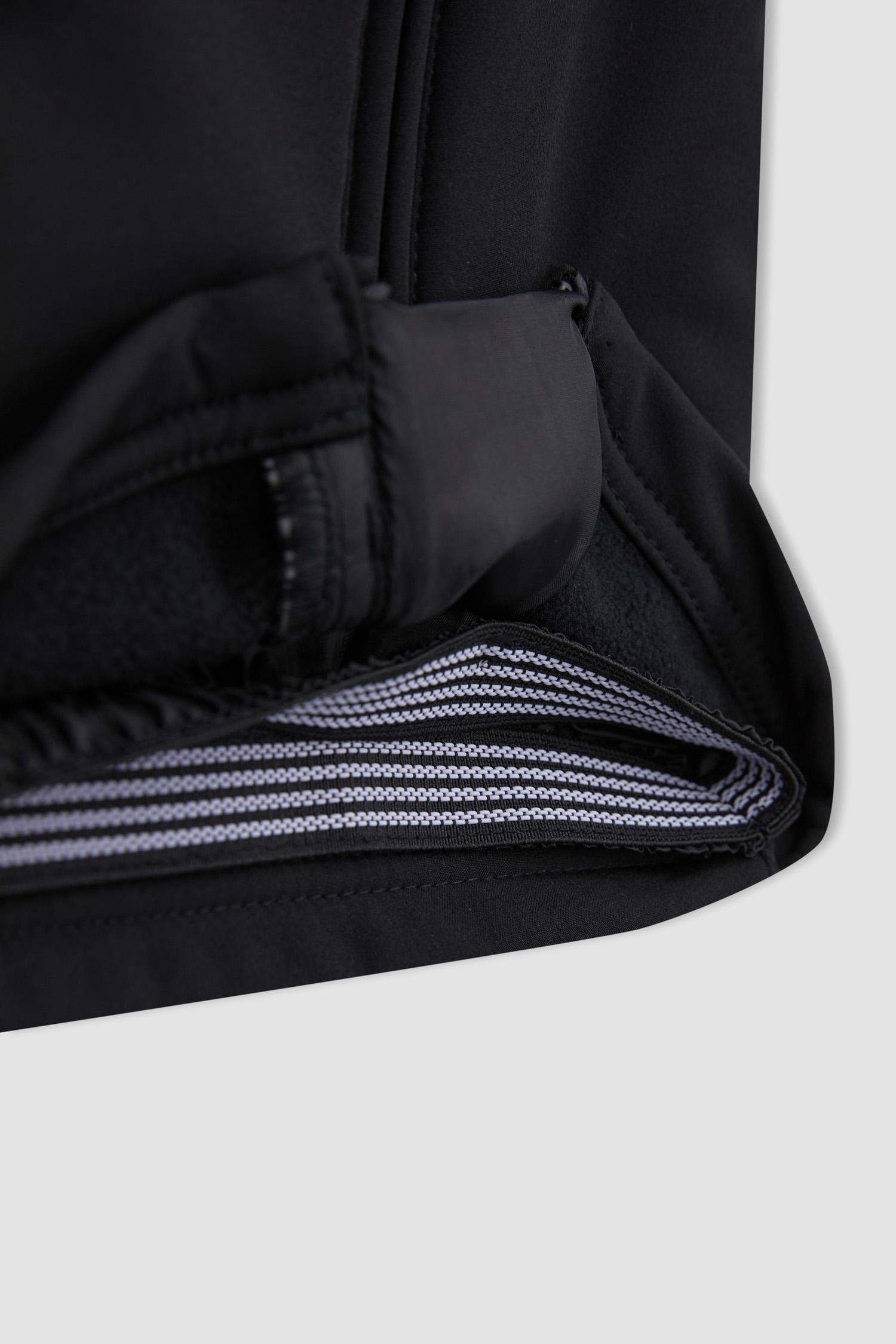 Su Geçirmez Kayak Pantolonu Dar Kalıp Basic Paça Fermuarlı