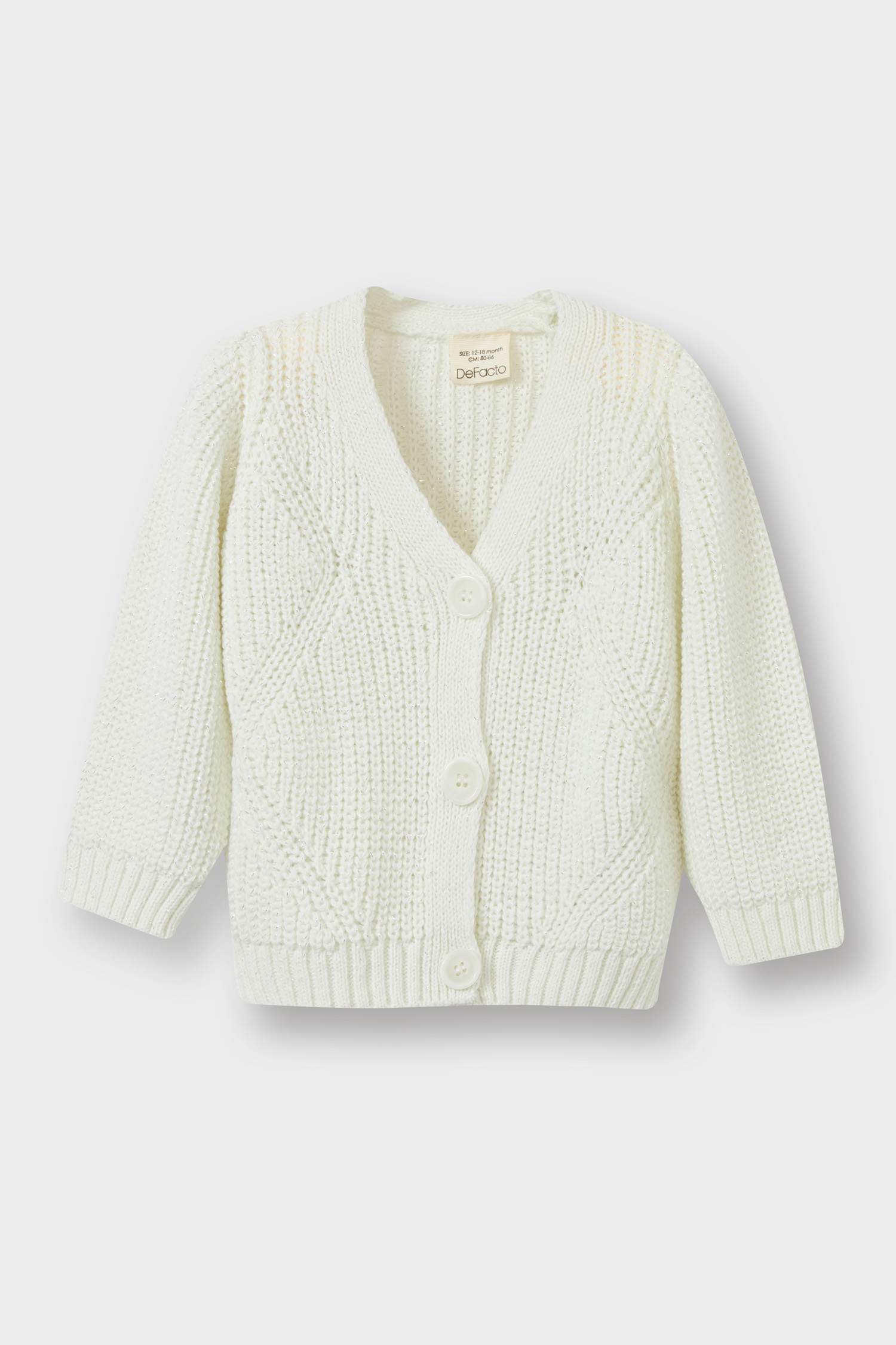 كارديجان بيبي بناتي بيج بياقة V وأزرار