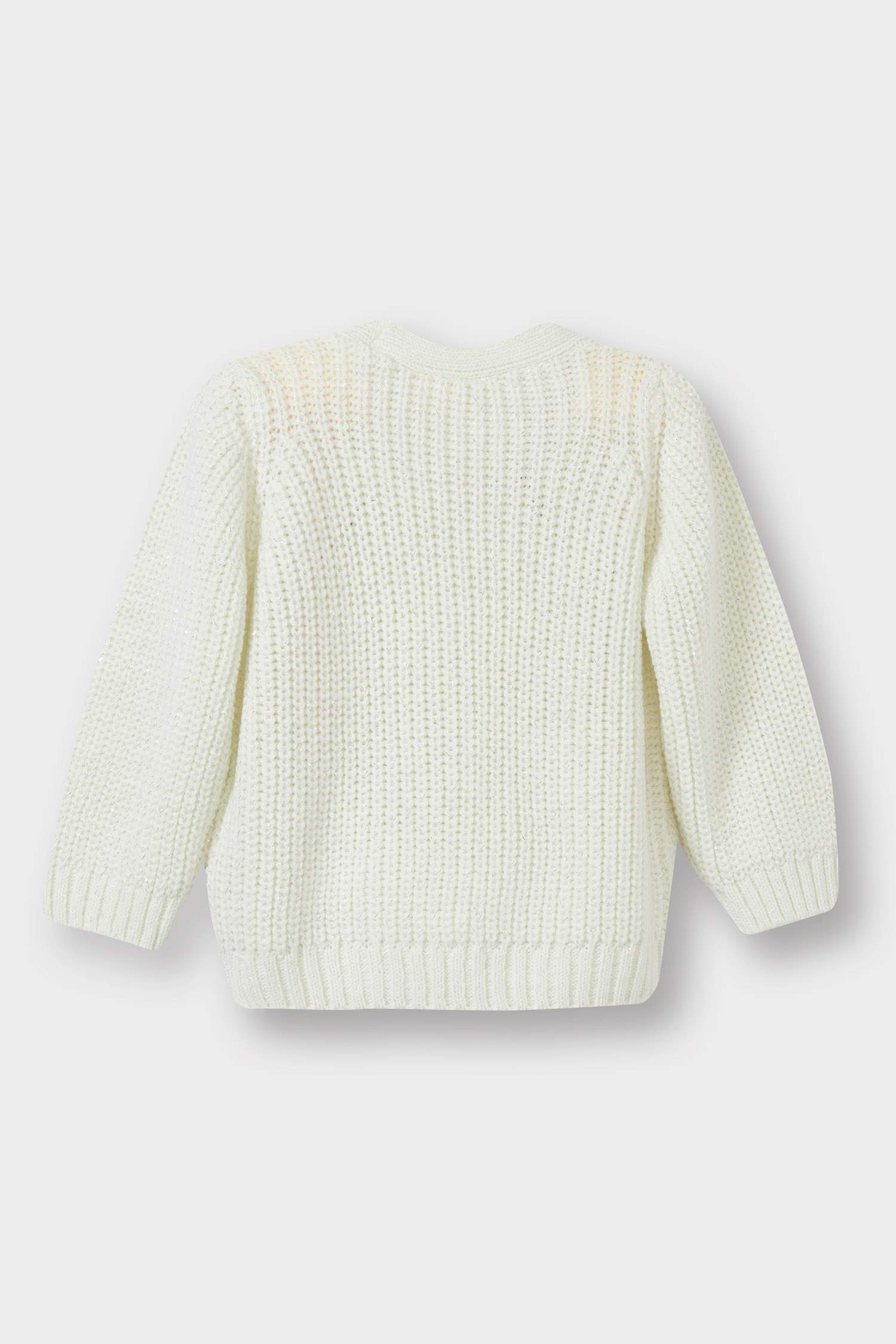 كارديجان بيبي بناتي بيج بياقة V وأزرار