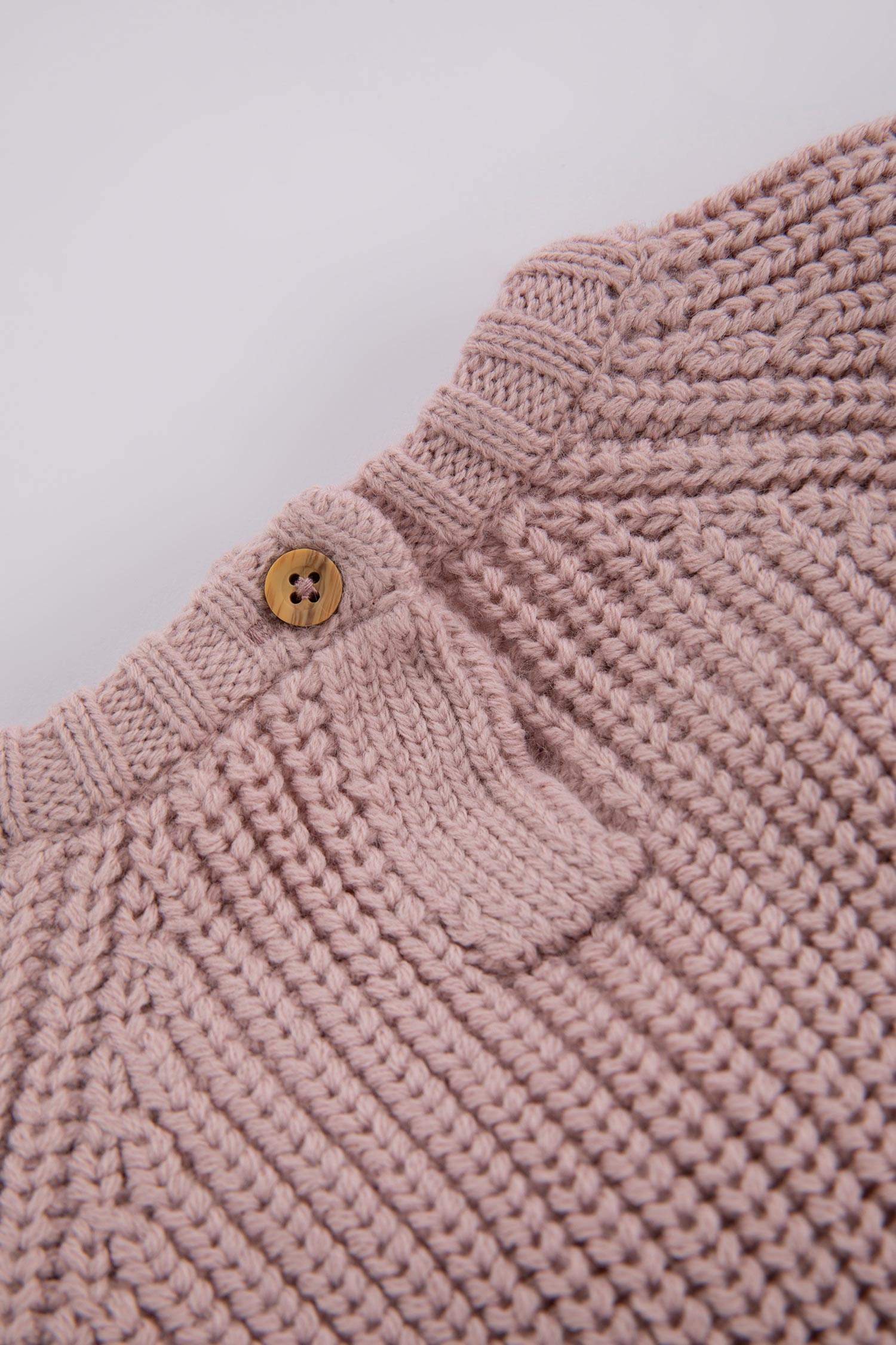 Pull-Over Coupe Régulière Pour BéBé Fille Col Rond