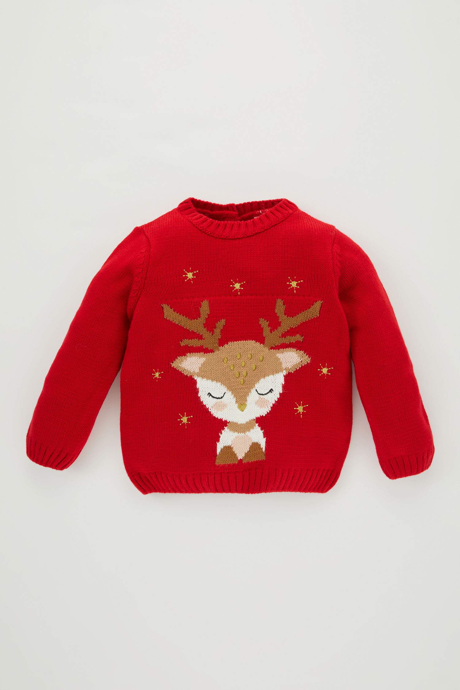 Baby Girl New Year Themed Neck Pullover