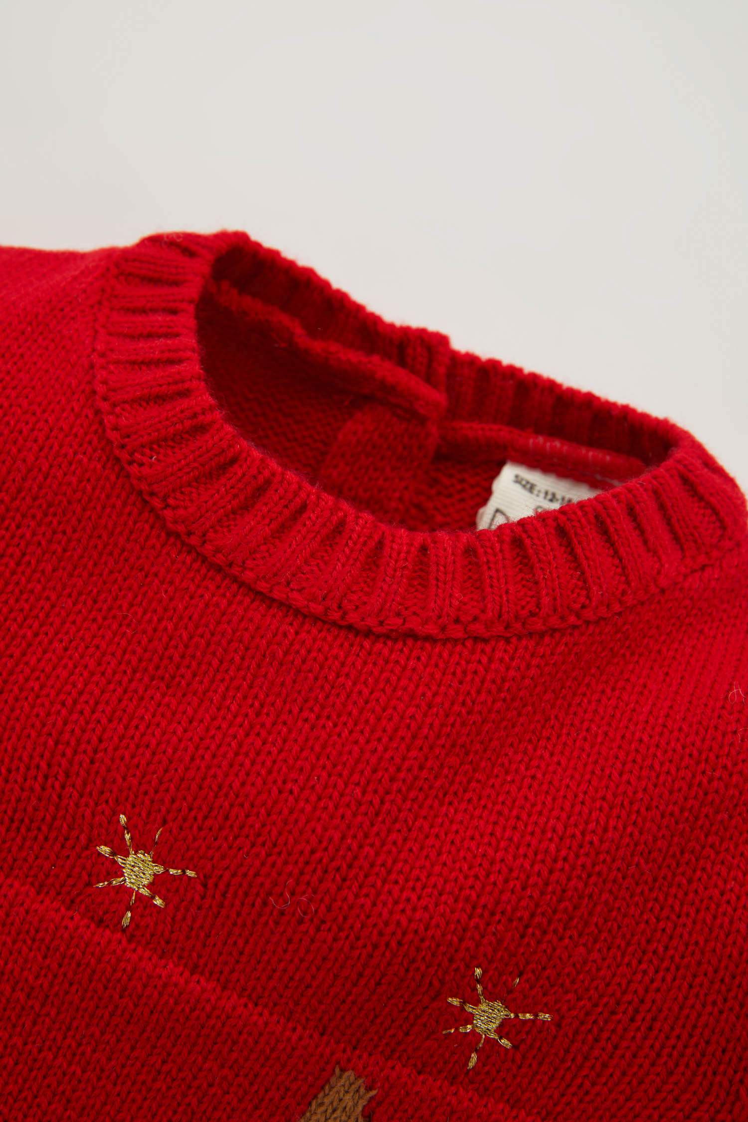 Baby Girl New Year Themed Neck Pullover