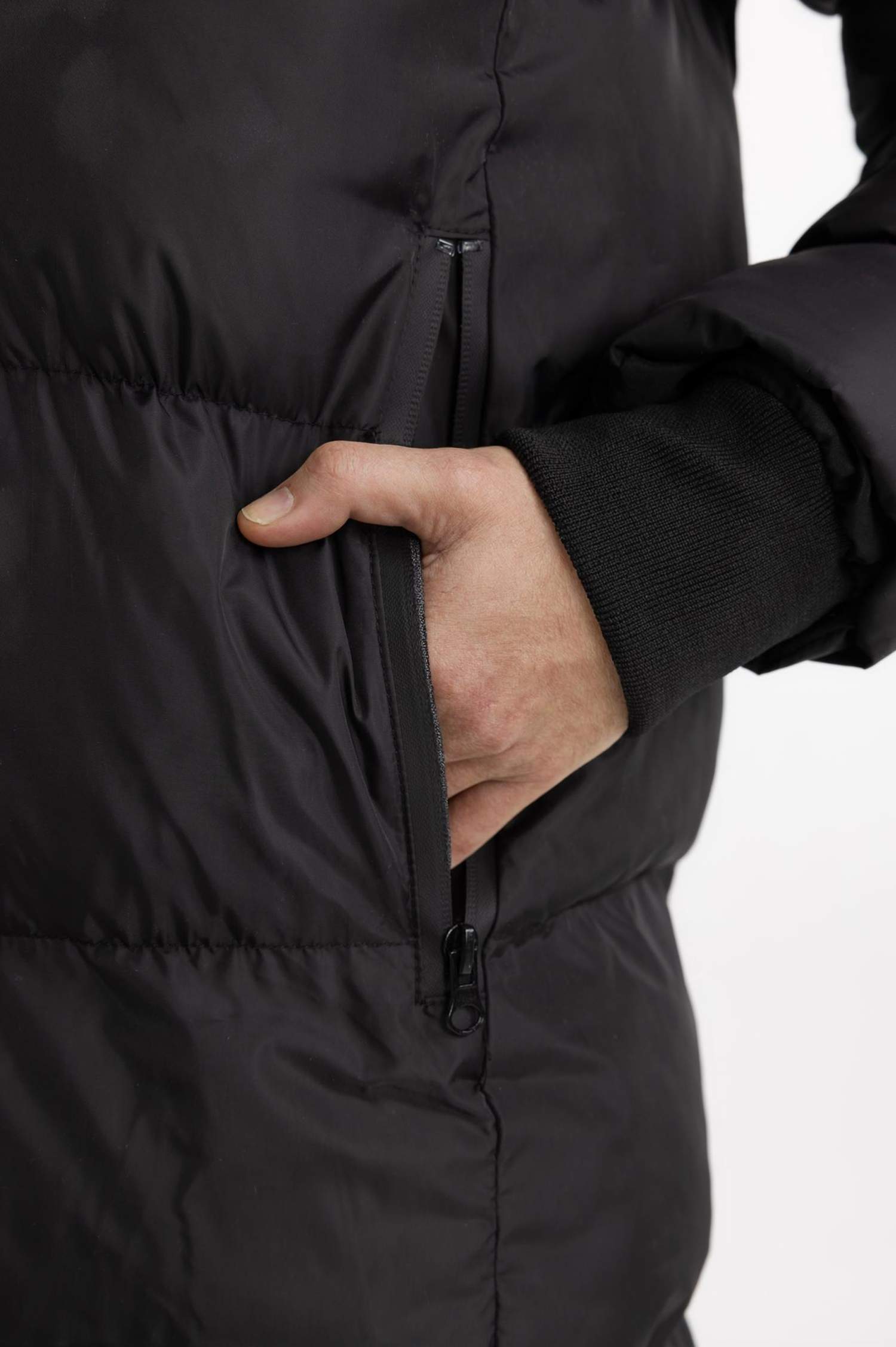 Windproof Waterproof Hooded Faux Fur Puffer Jacket