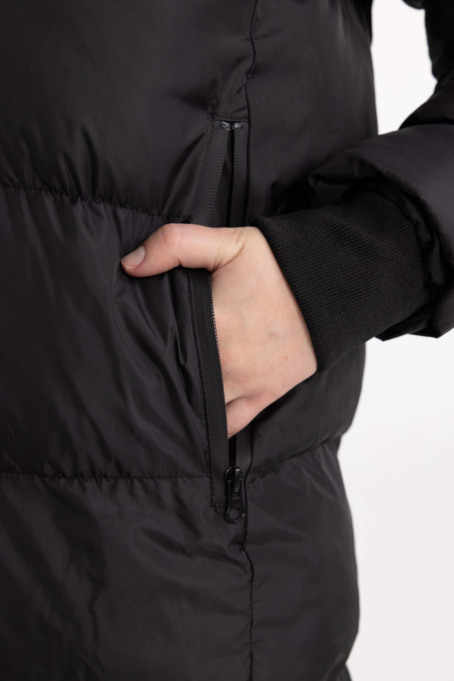 Windproof Waterproof Hooded Faux Fur Puffer Jacket