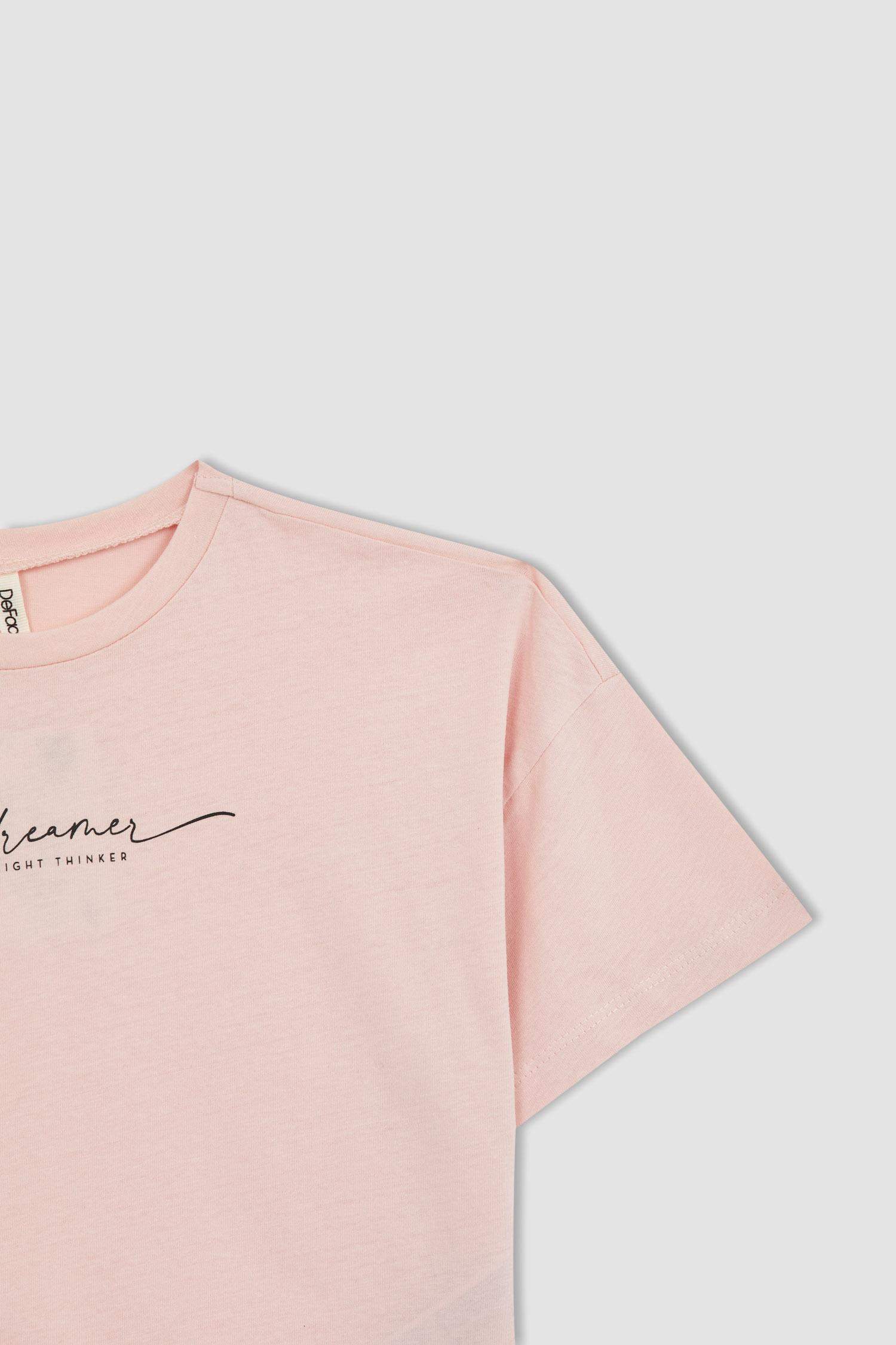 تي شيرت كروب بناتي نص كم