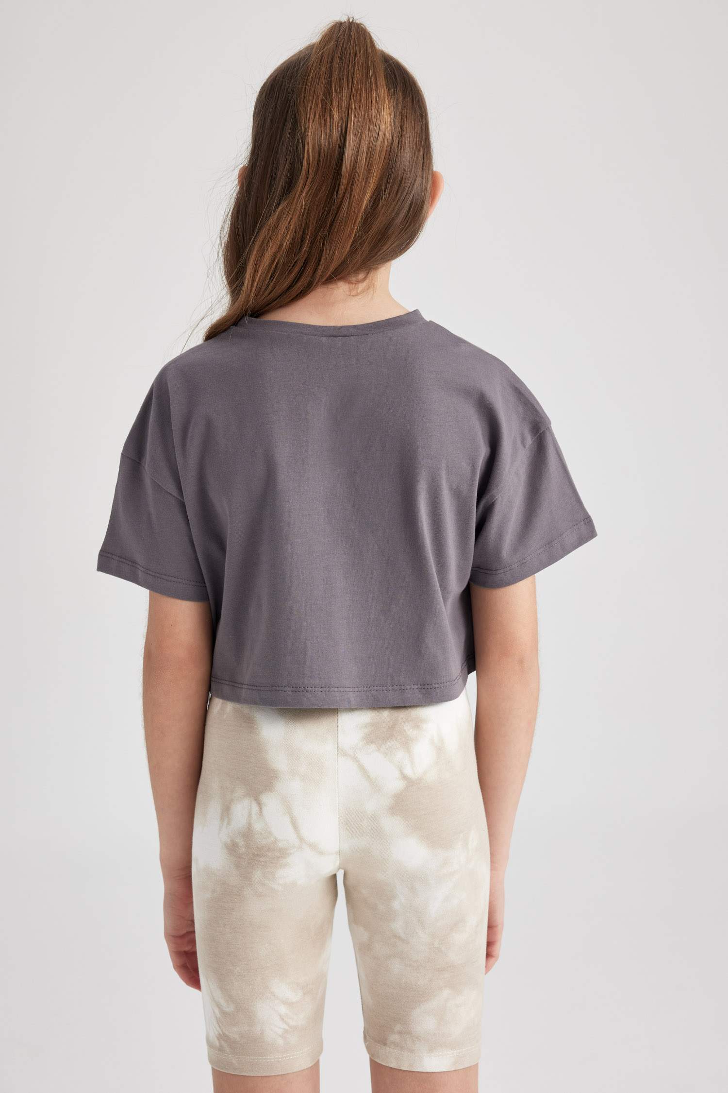 Girl Crop Short Sleeve T-Shirt