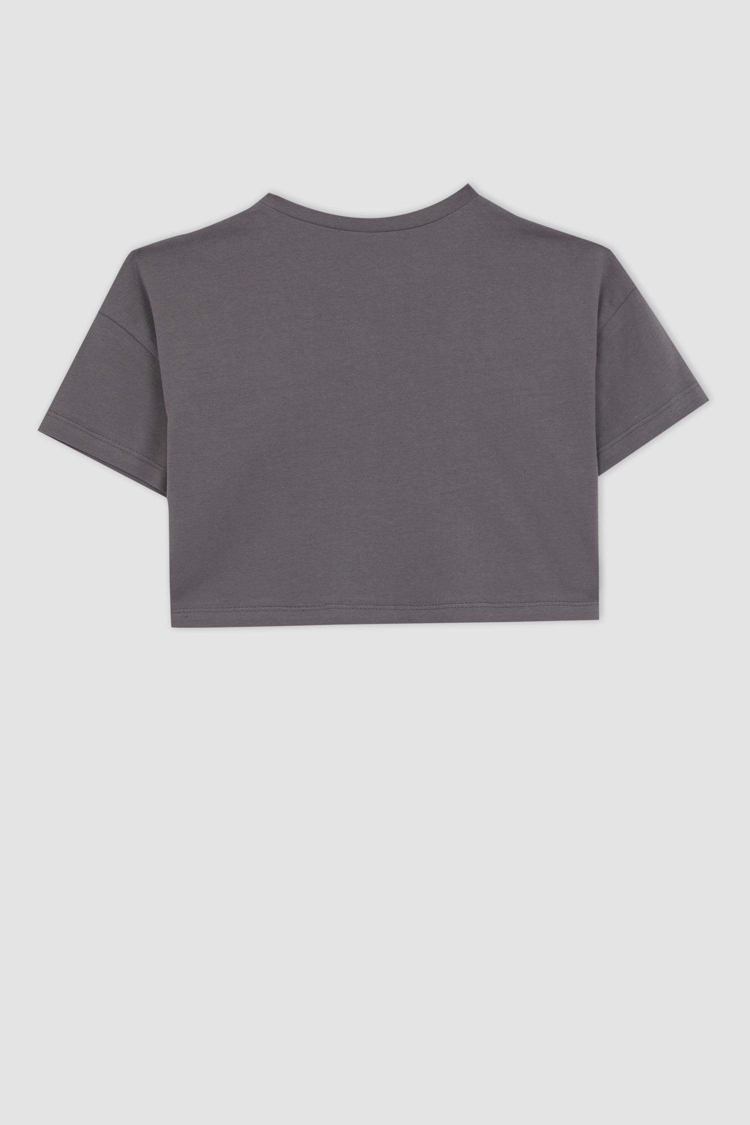 Girl Crop Short Sleeve T-Shirt