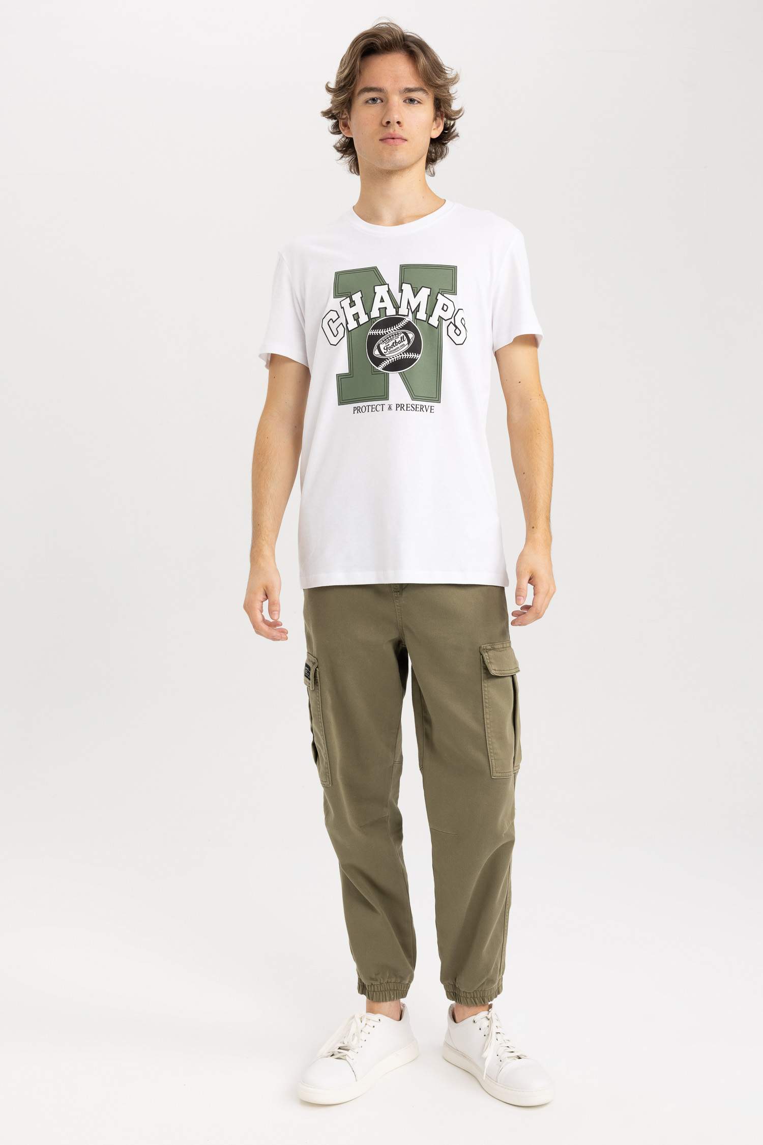 Брюки-карго стандартного кроя