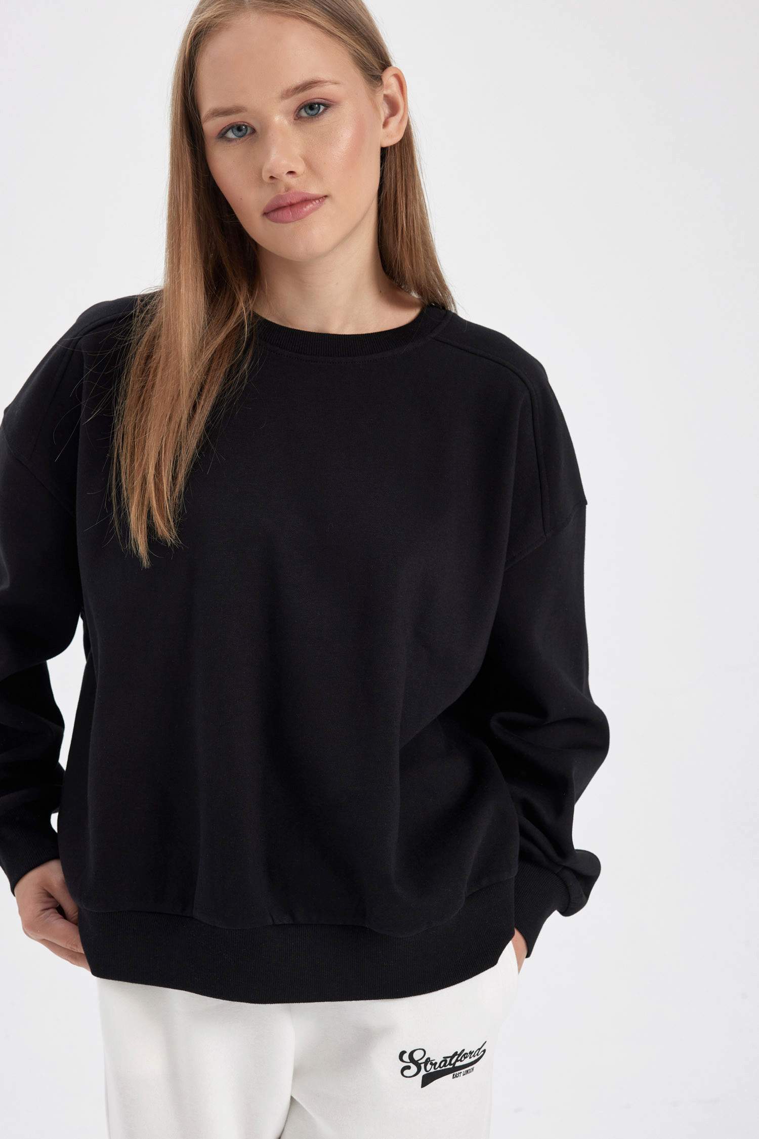 Sweat-Shirt Oversize Col Rond