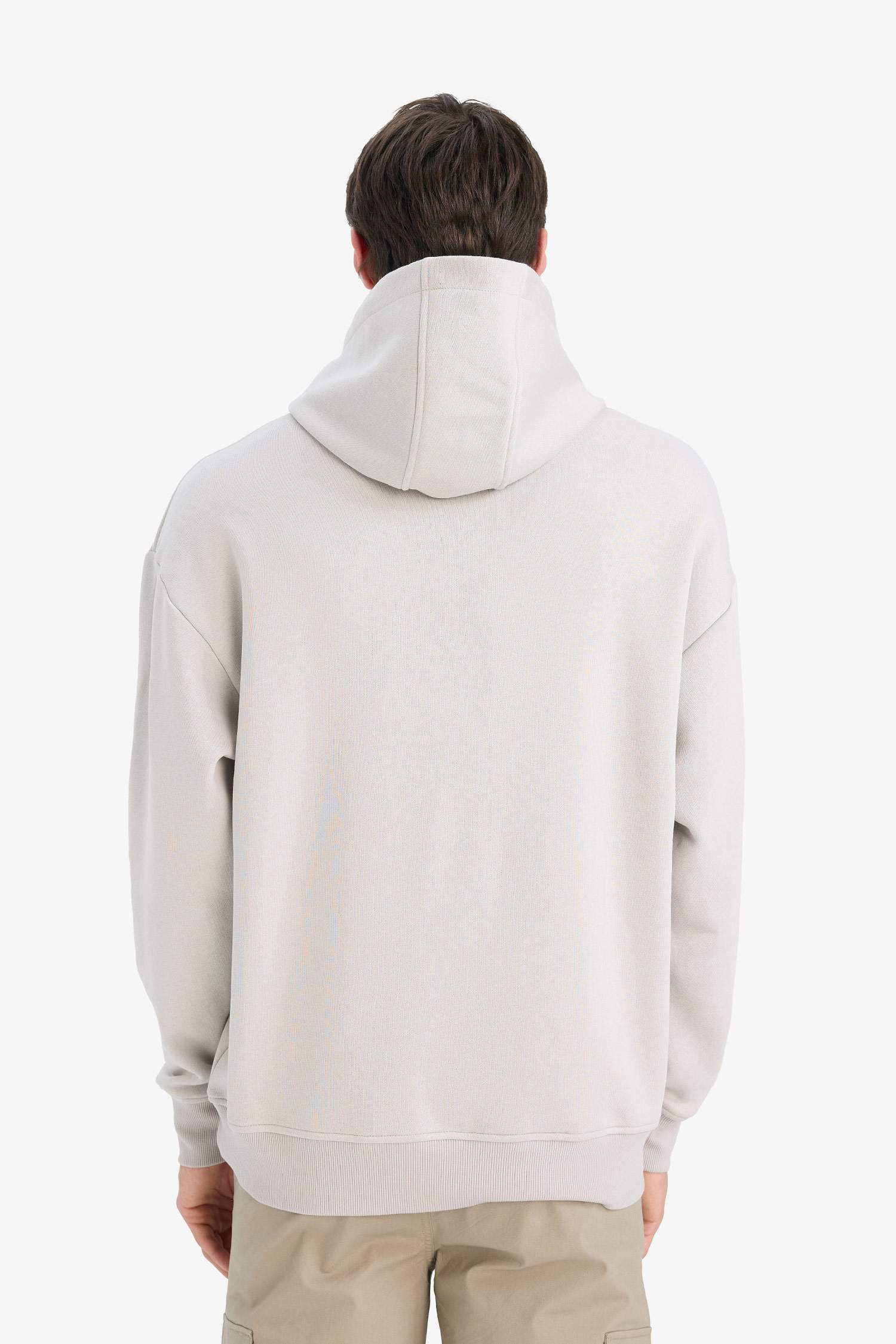 Oversize Fit Long Sleeve Pocket Sweatshirt