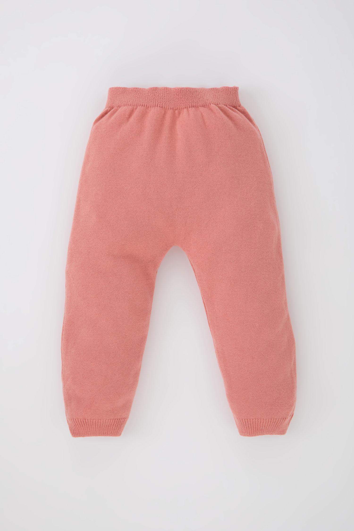 Kız Bebek Kazak Alt Triko 2'li Takım