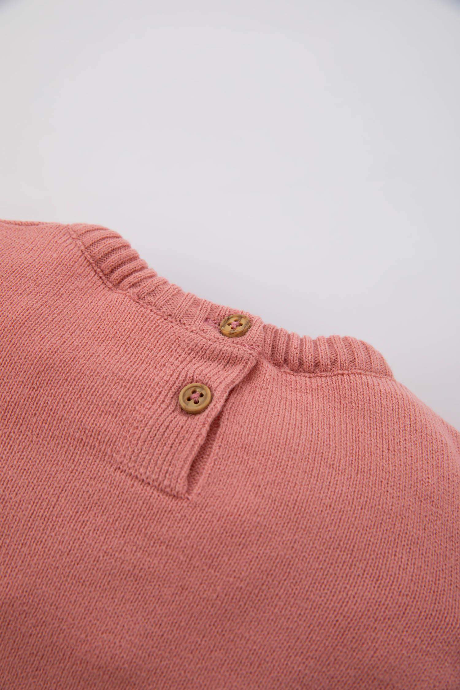 Kız Bebek Kazak Alt Triko 2'li Takım