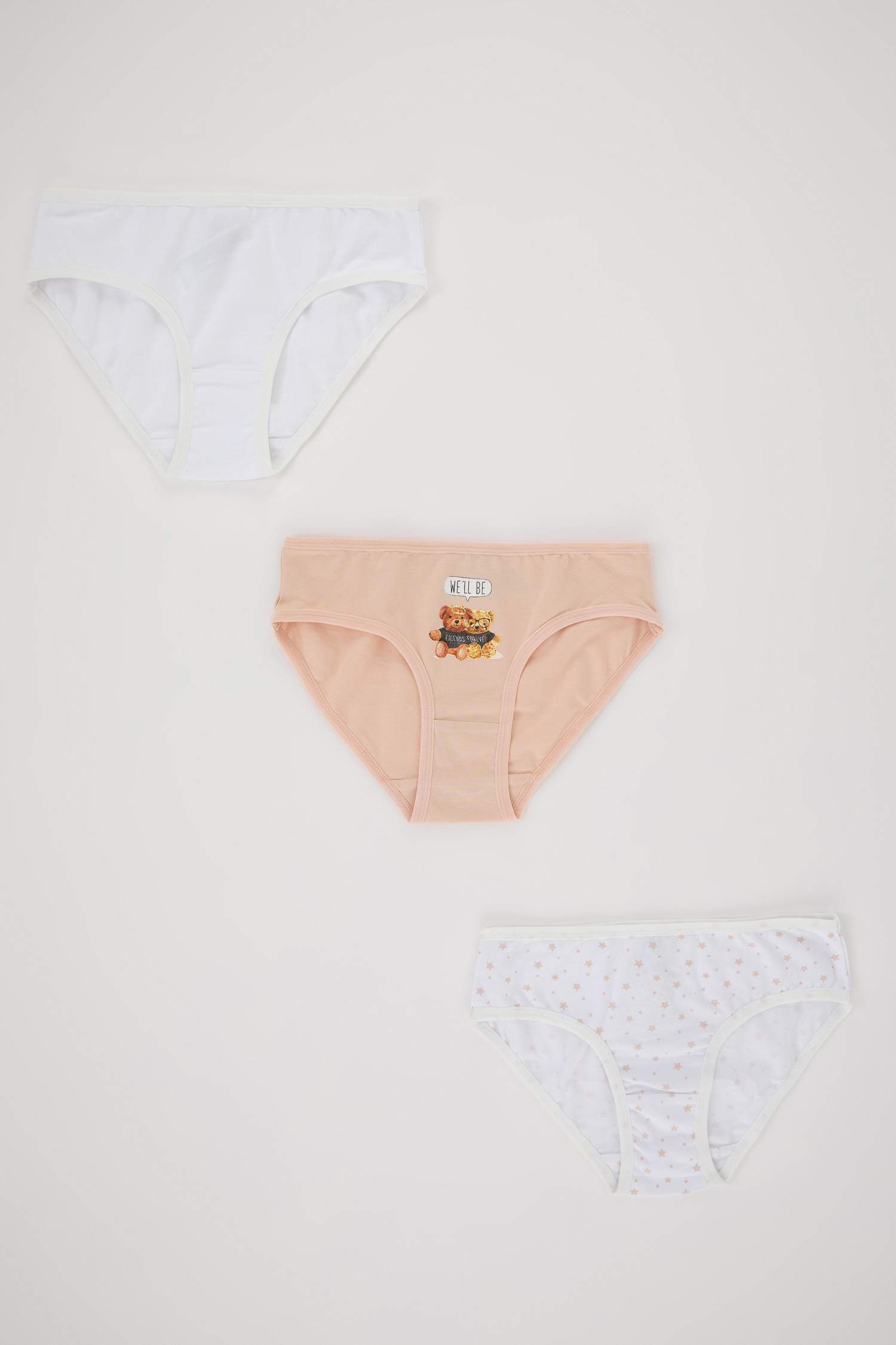 Girl 3 Piece Slip Panties