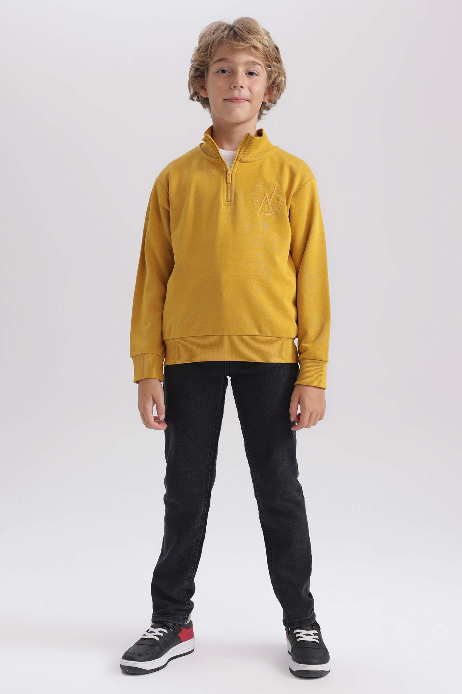 Boy Half Turtleneck Sweatshirt