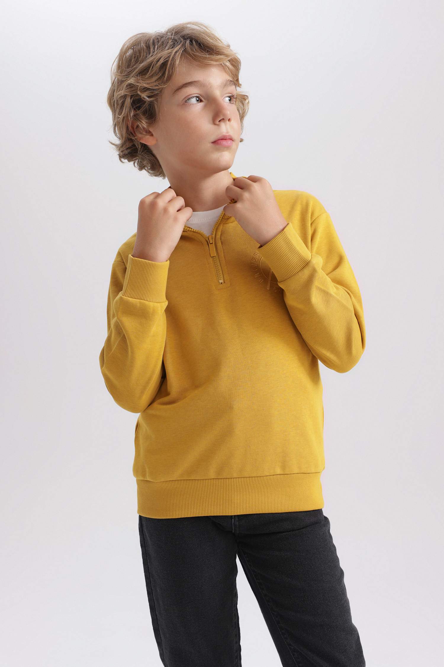 Boy Half Turtleneck Sweatshirt
