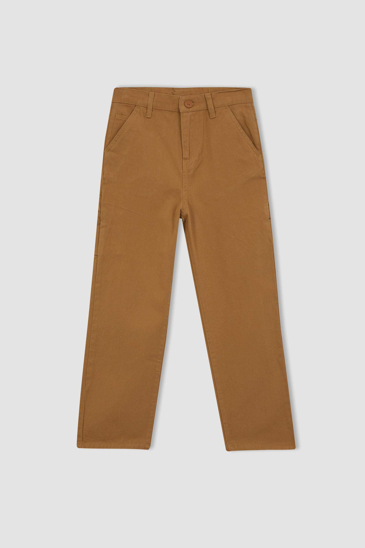 Boy Loose Fit Gabardine Trousers