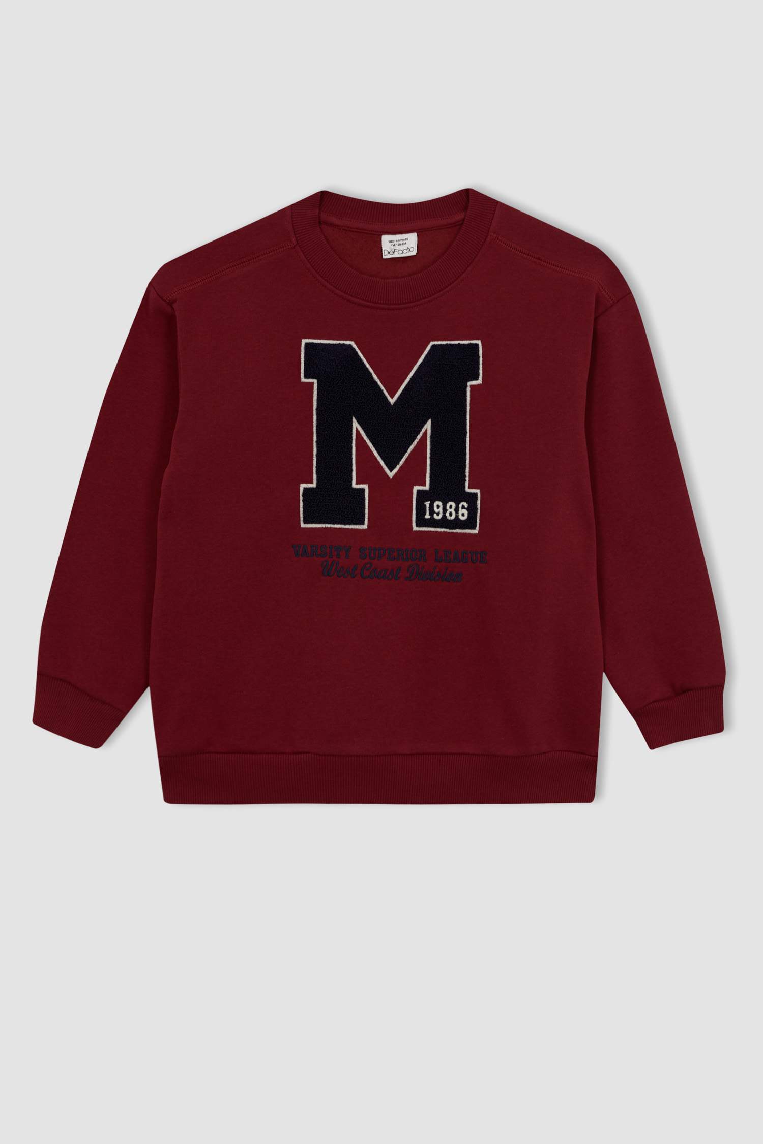 سويت شيرت اوفر سايز بياقة مستديرة