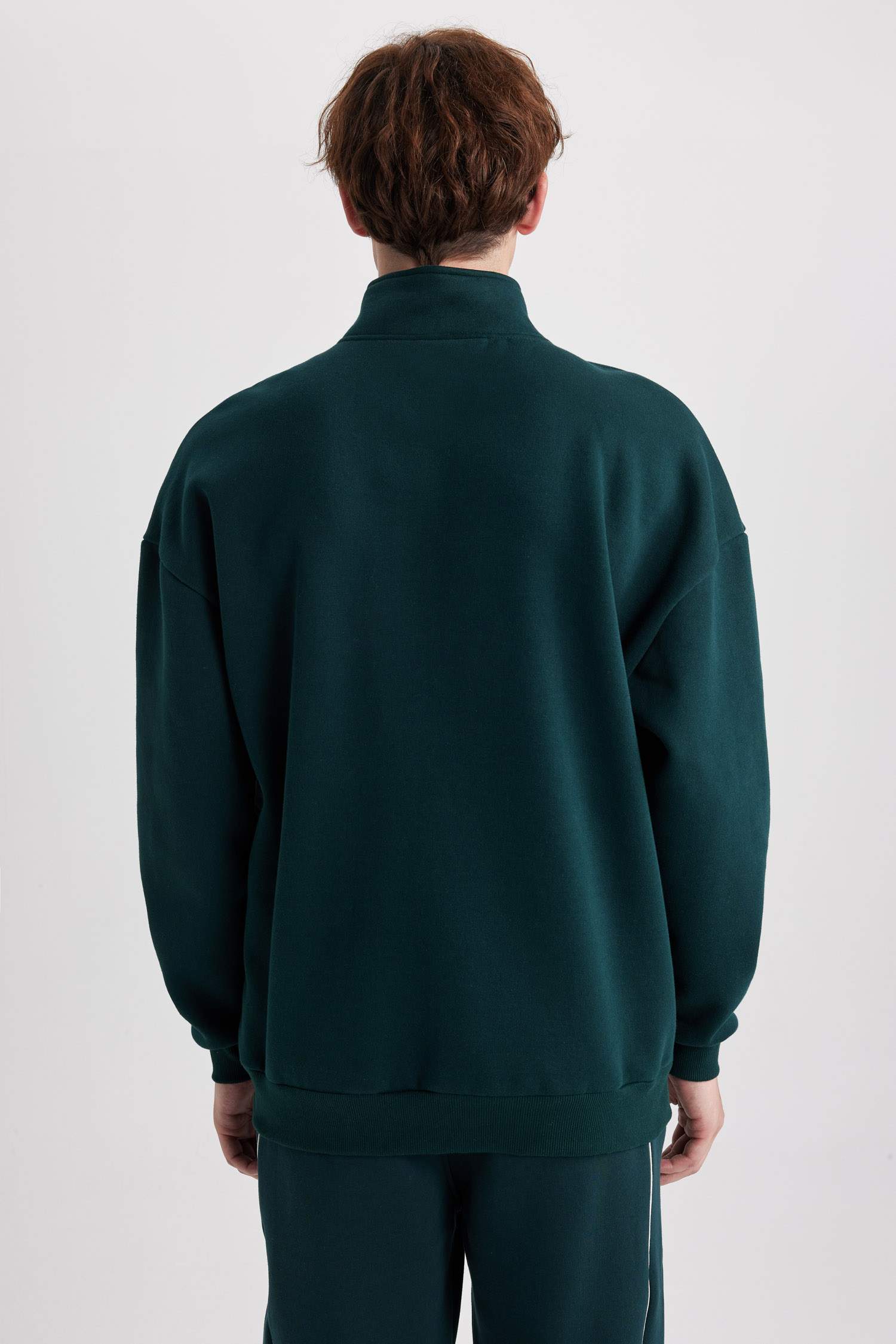 Sweat- Shirt Coupe Oversize à Manches Longues