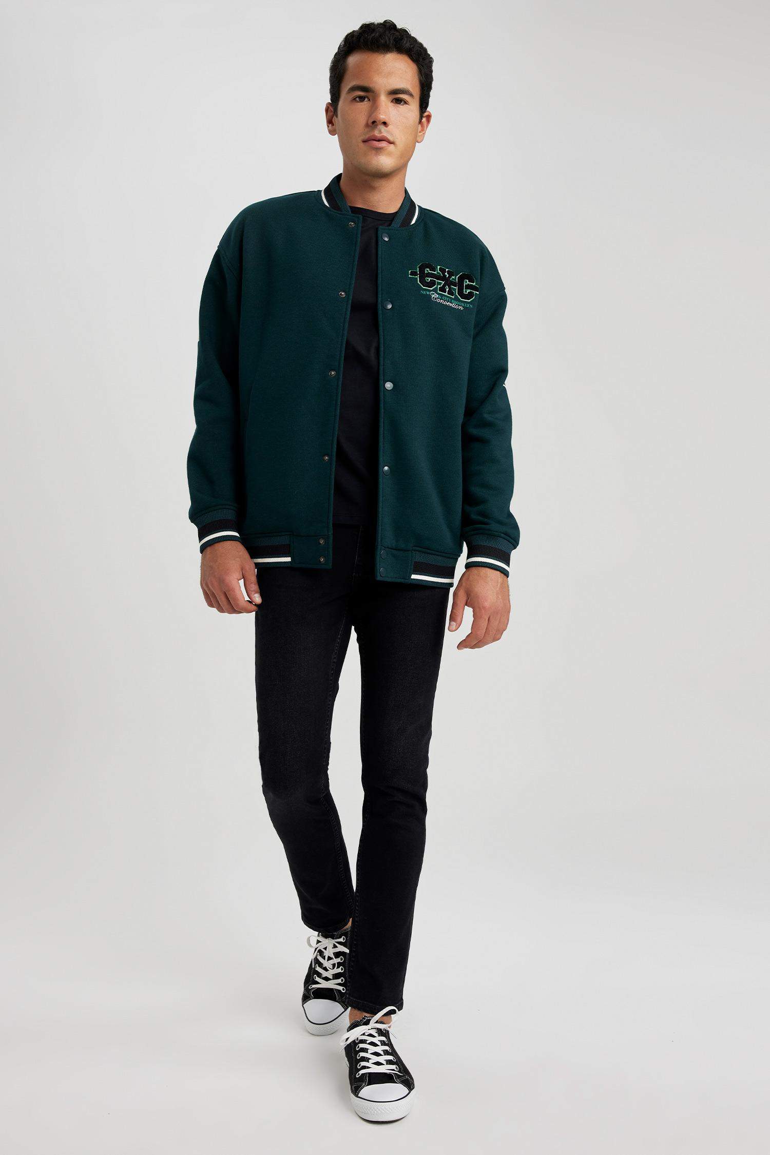 үлкен пішім бомбер Кардиган