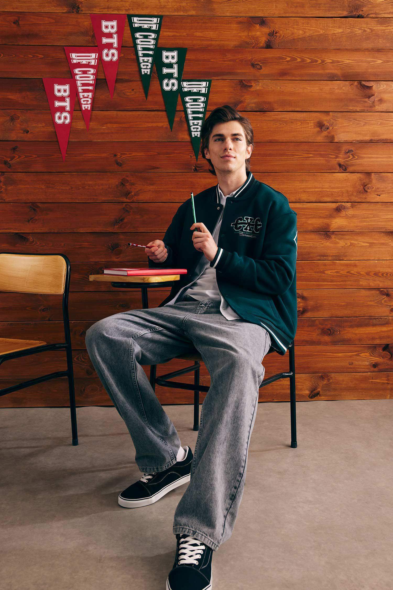 үлкен пішім бомбер Кардиган