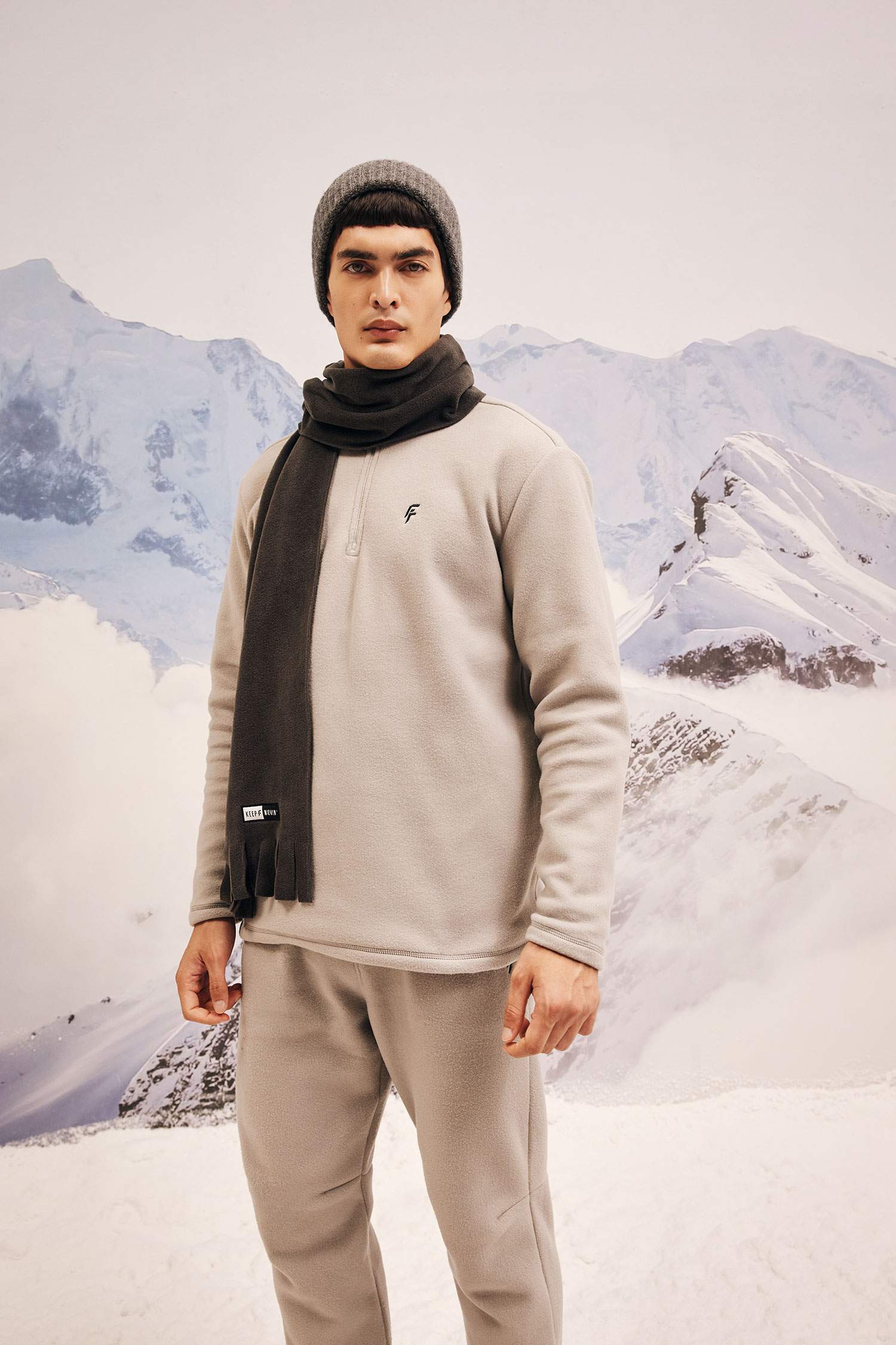 Свитшот стандартного кроя из флиса, DeFactoFit