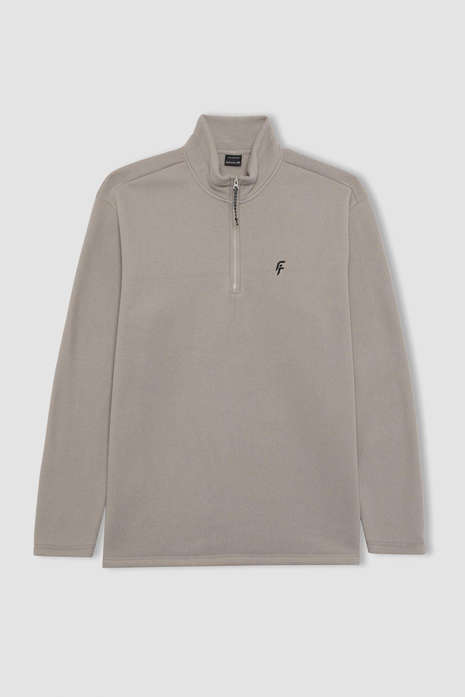 Свитшот стандартного кроя из флиса, DeFactoFit