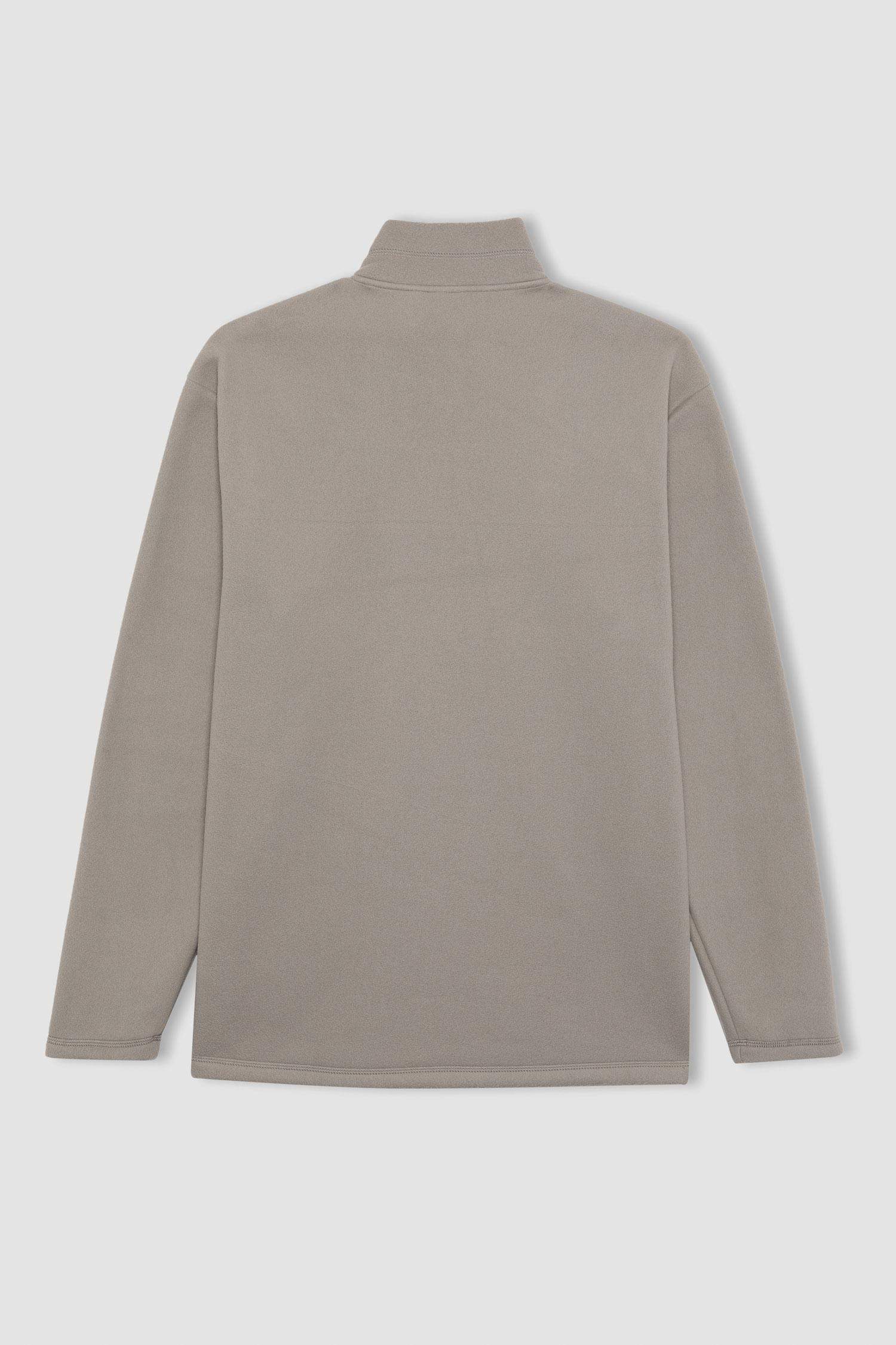 Свитшот стандартного кроя из флиса, DeFactoFit