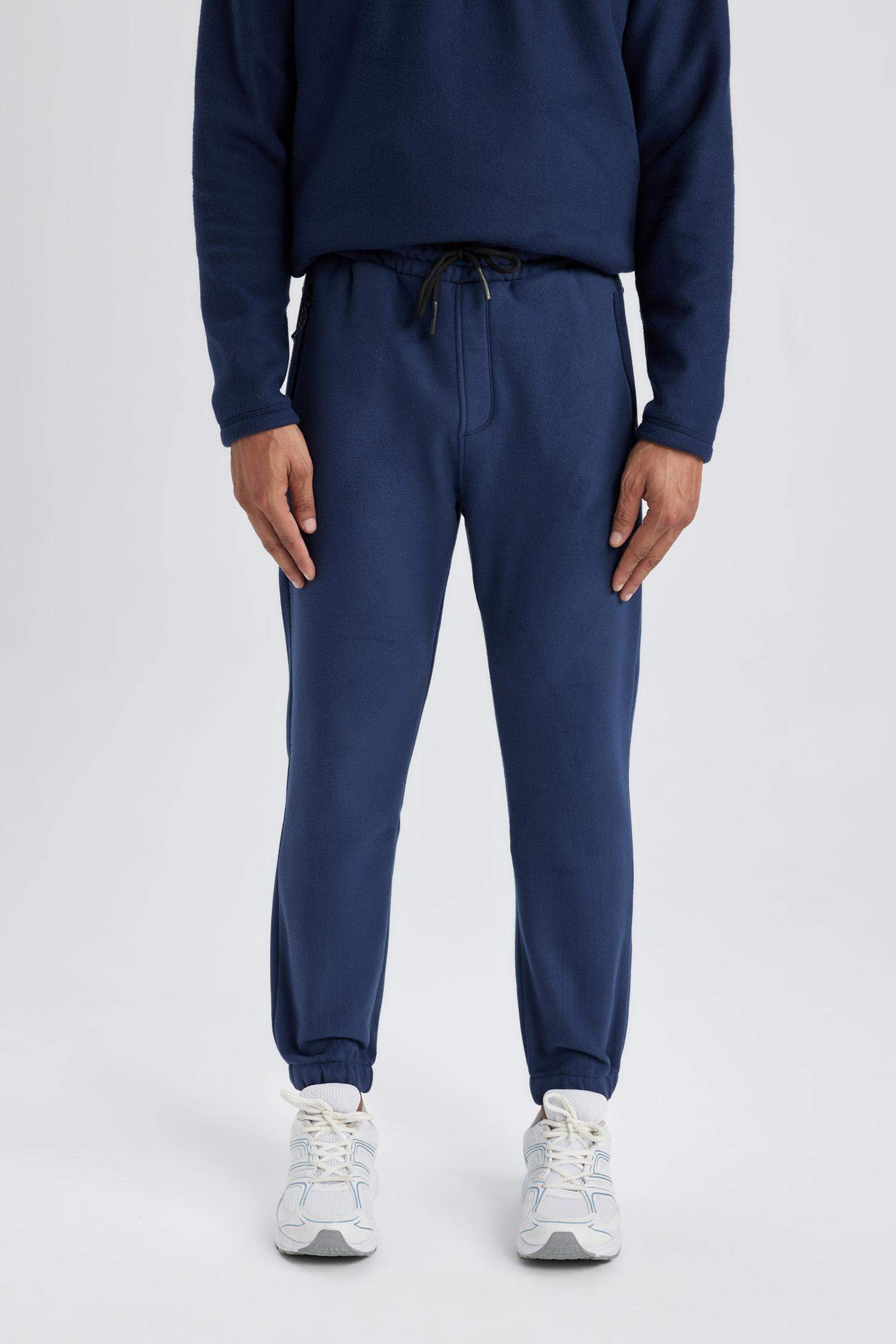 DeFactoFit Sporcu Polar Jogger Eşofman Altı Standart Fit Çift Cepli