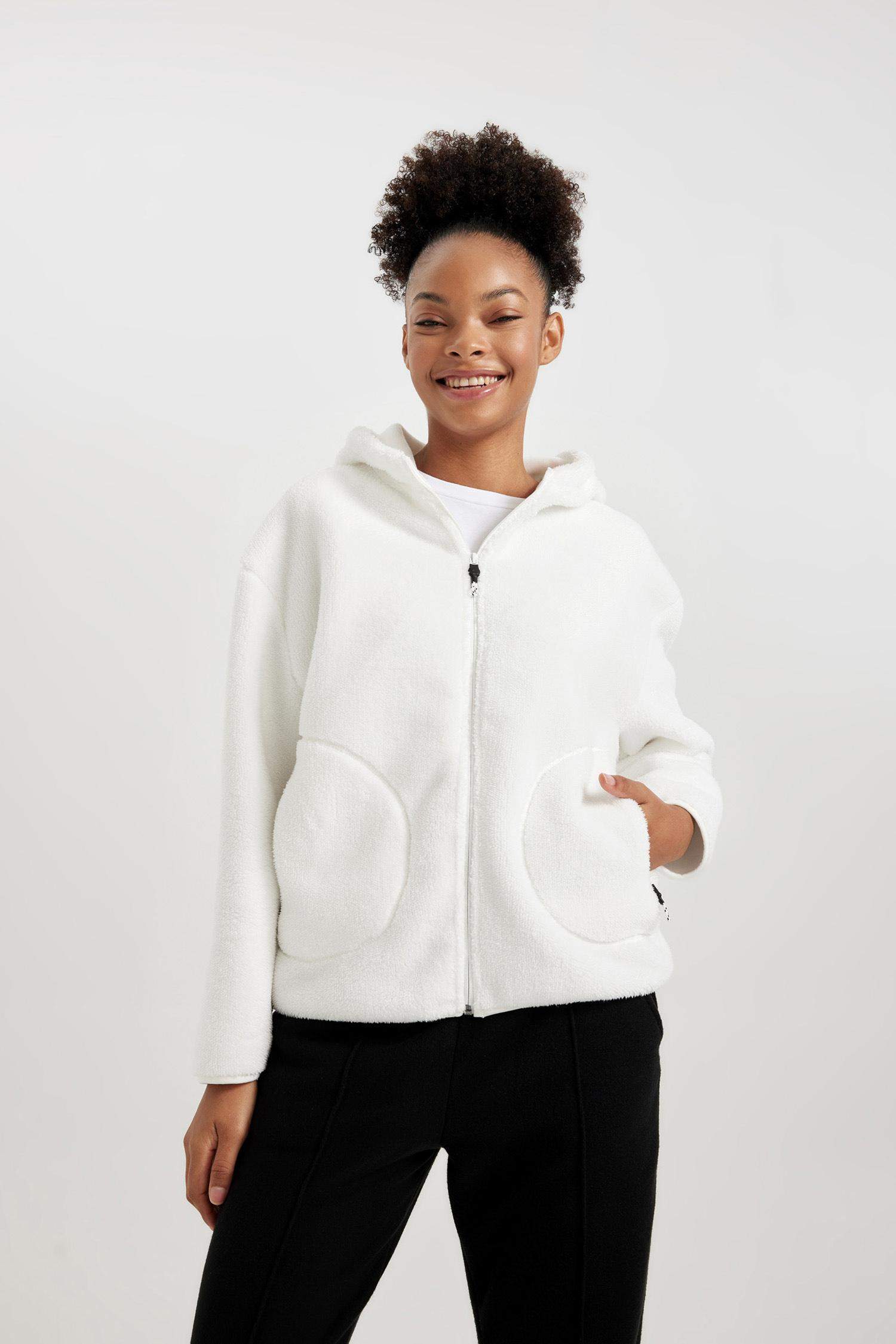 Кардиган плюшевый мягкий, DeFactoFit