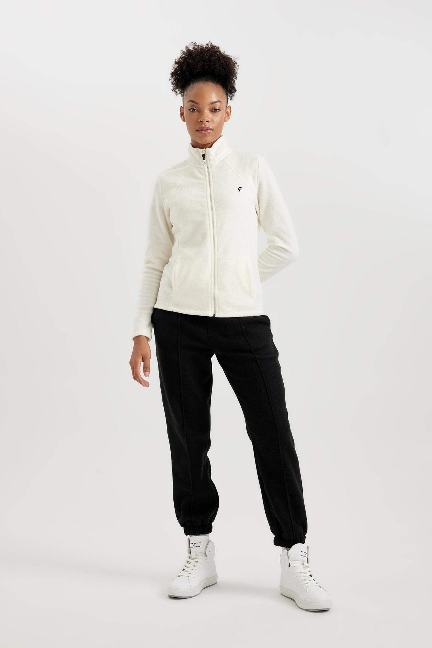 DeFactoFit Standard Fit Fleece Cardigan