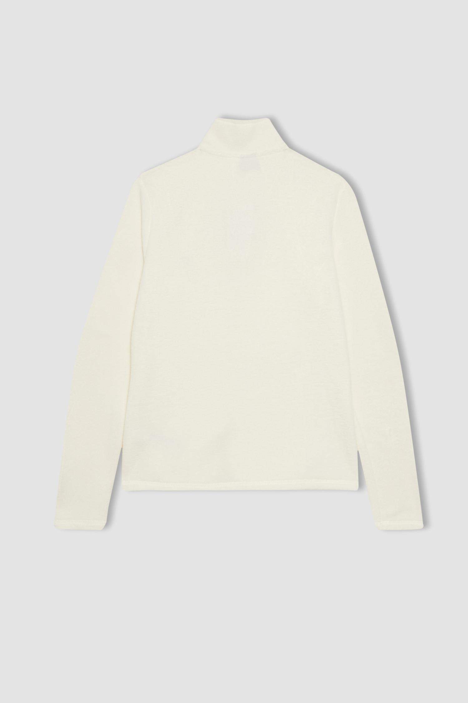 DeFactoFit Standard Fit Fleece Cardigan