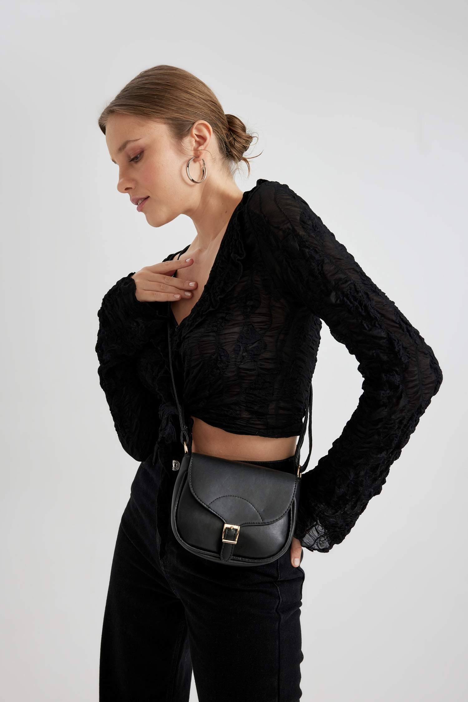 Women Faux Leather Crossbody Bag