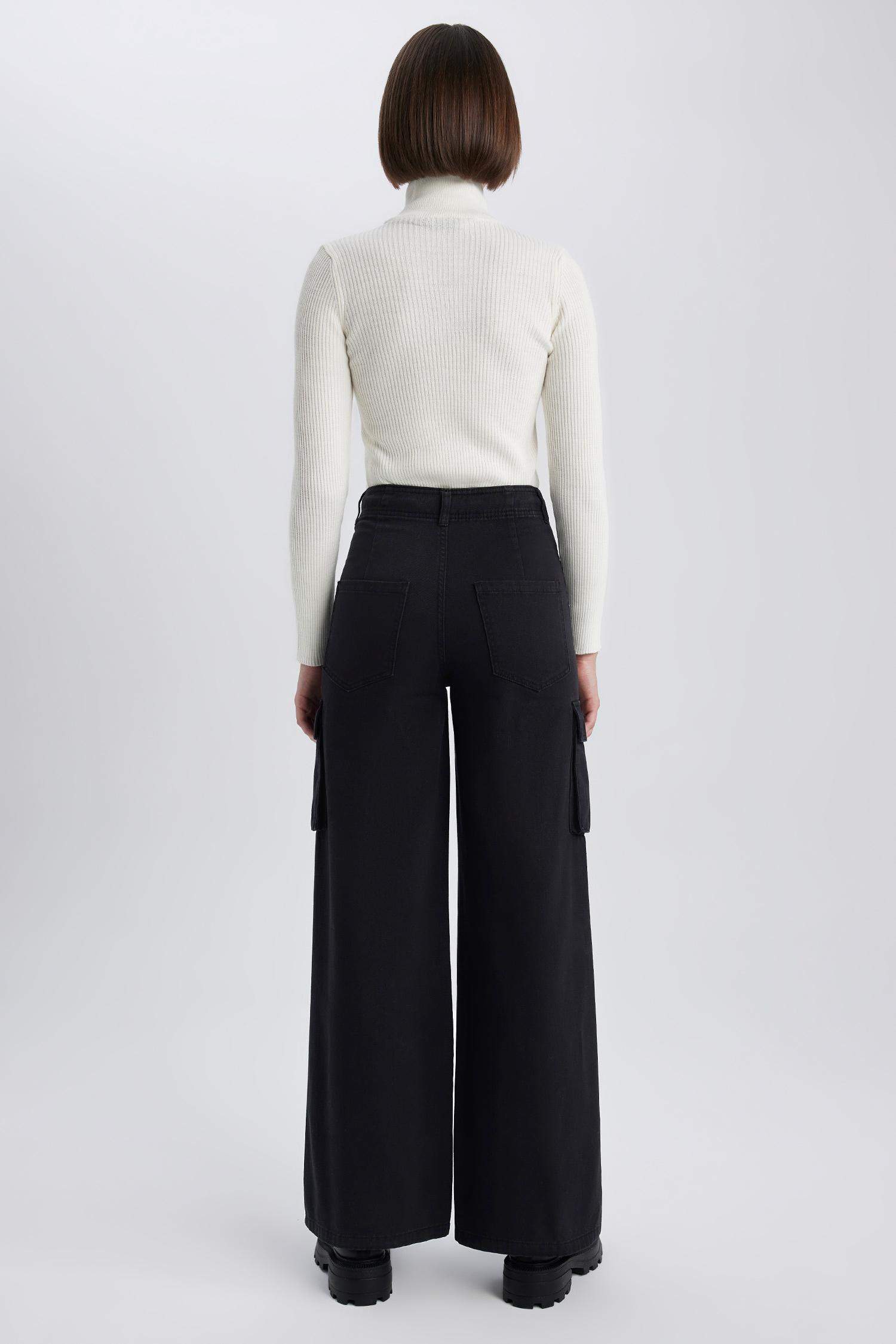 Gabardine Standard Cotton Trousers