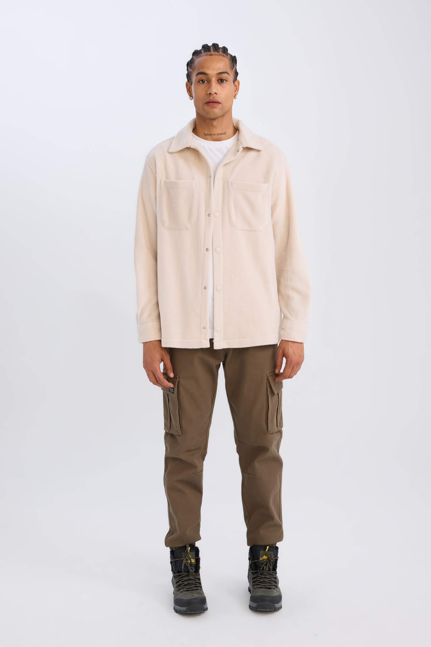 Relax Fit Polar Uzun Kollu Gömlek