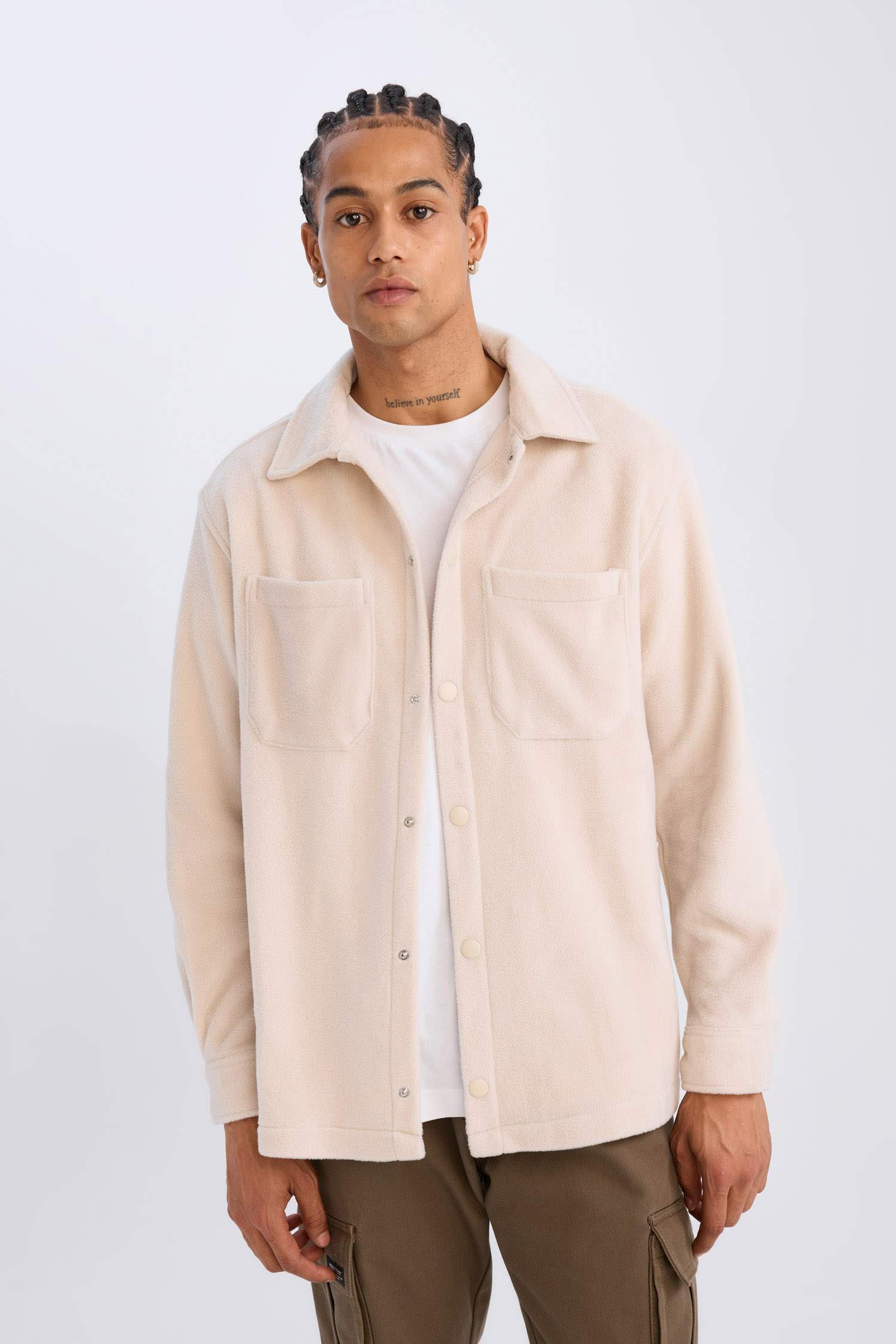 Relax Fit Polar Uzun Kollu Gömlek