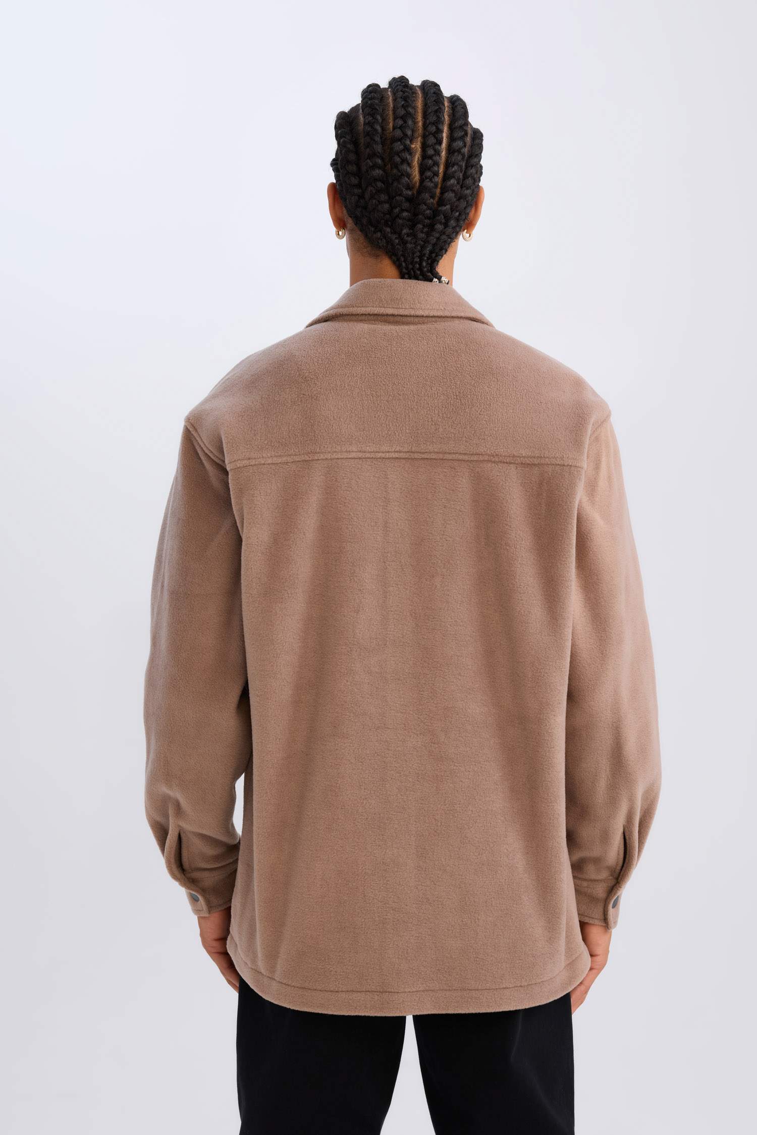 релакс пішімі Ұзын жеңді көйлек