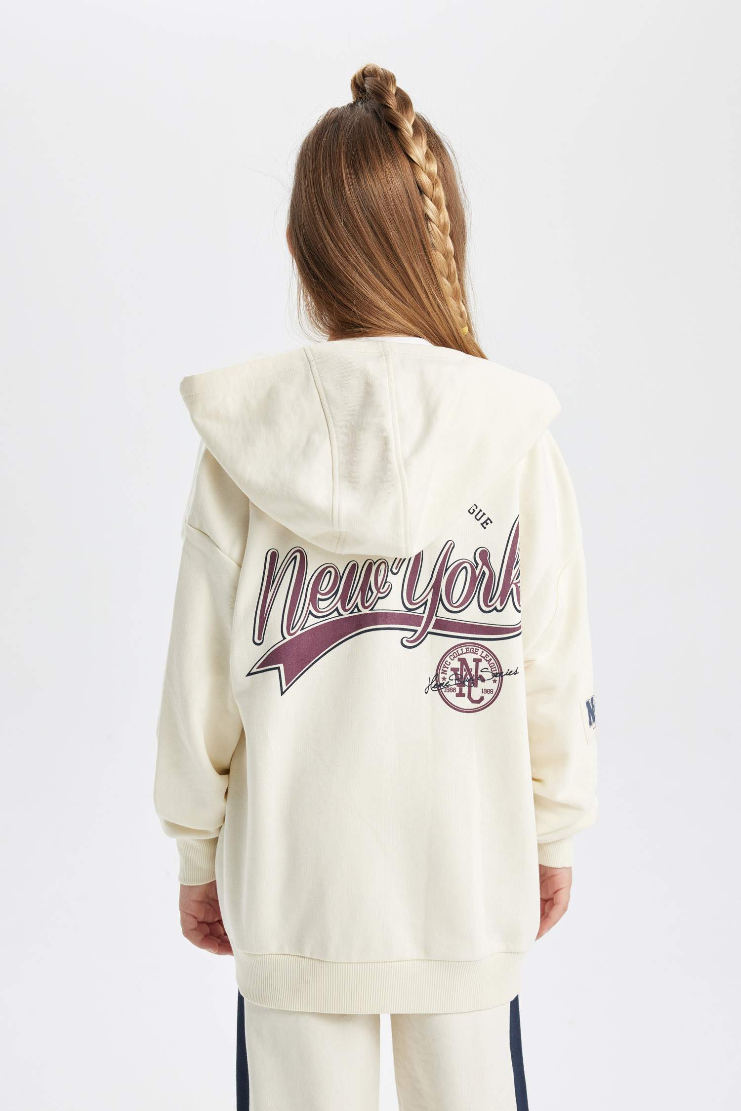 Кардиган с капюшоном для девочек, Школьная коллекция