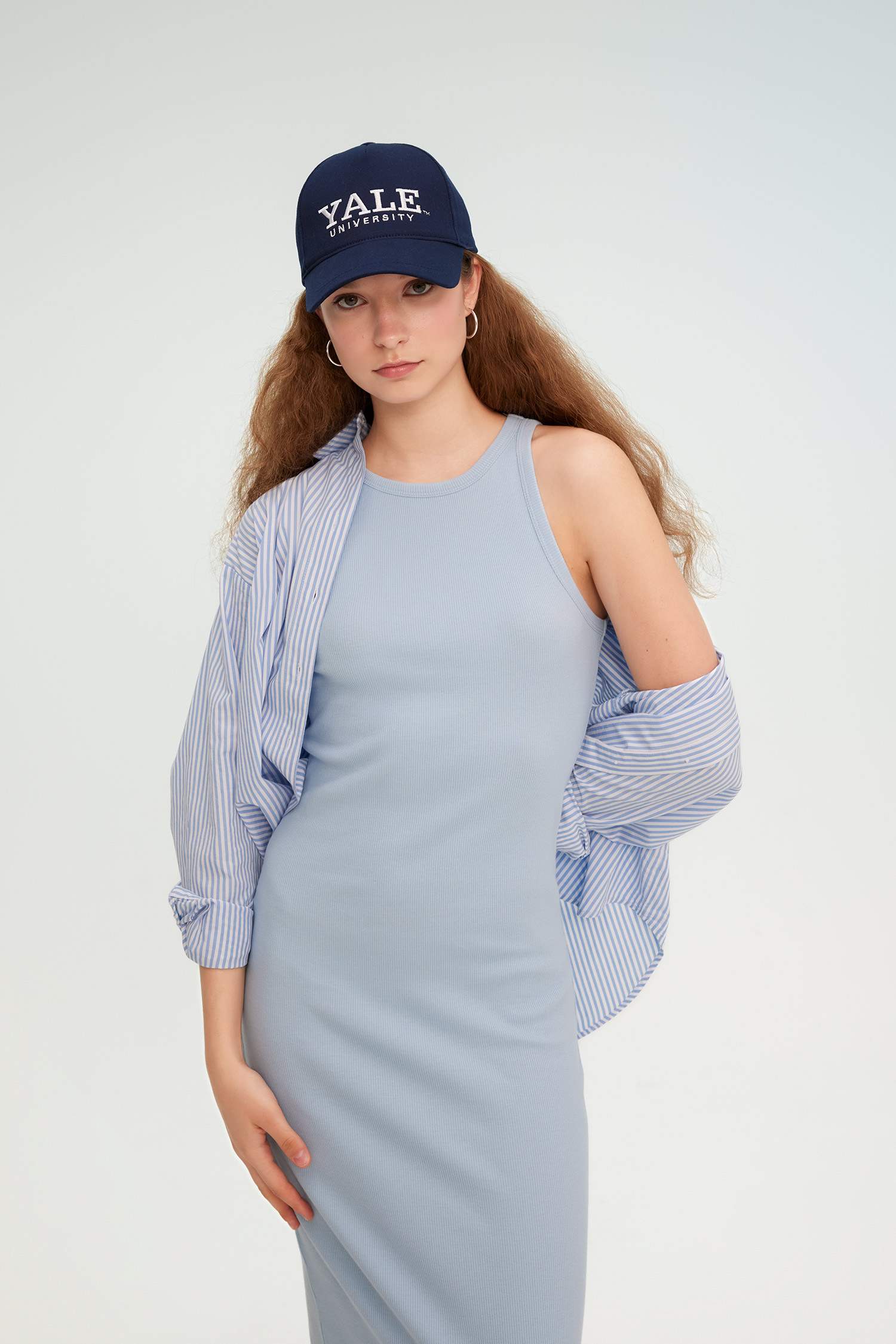 Bodycon Halter Yaka Fitilli Kaşkorse Maxi Kolsuz Elbise