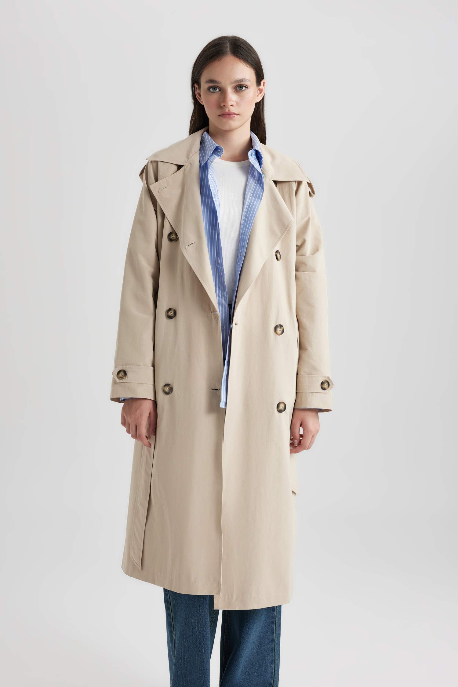 Waterproof Relax Fit Trench Coat