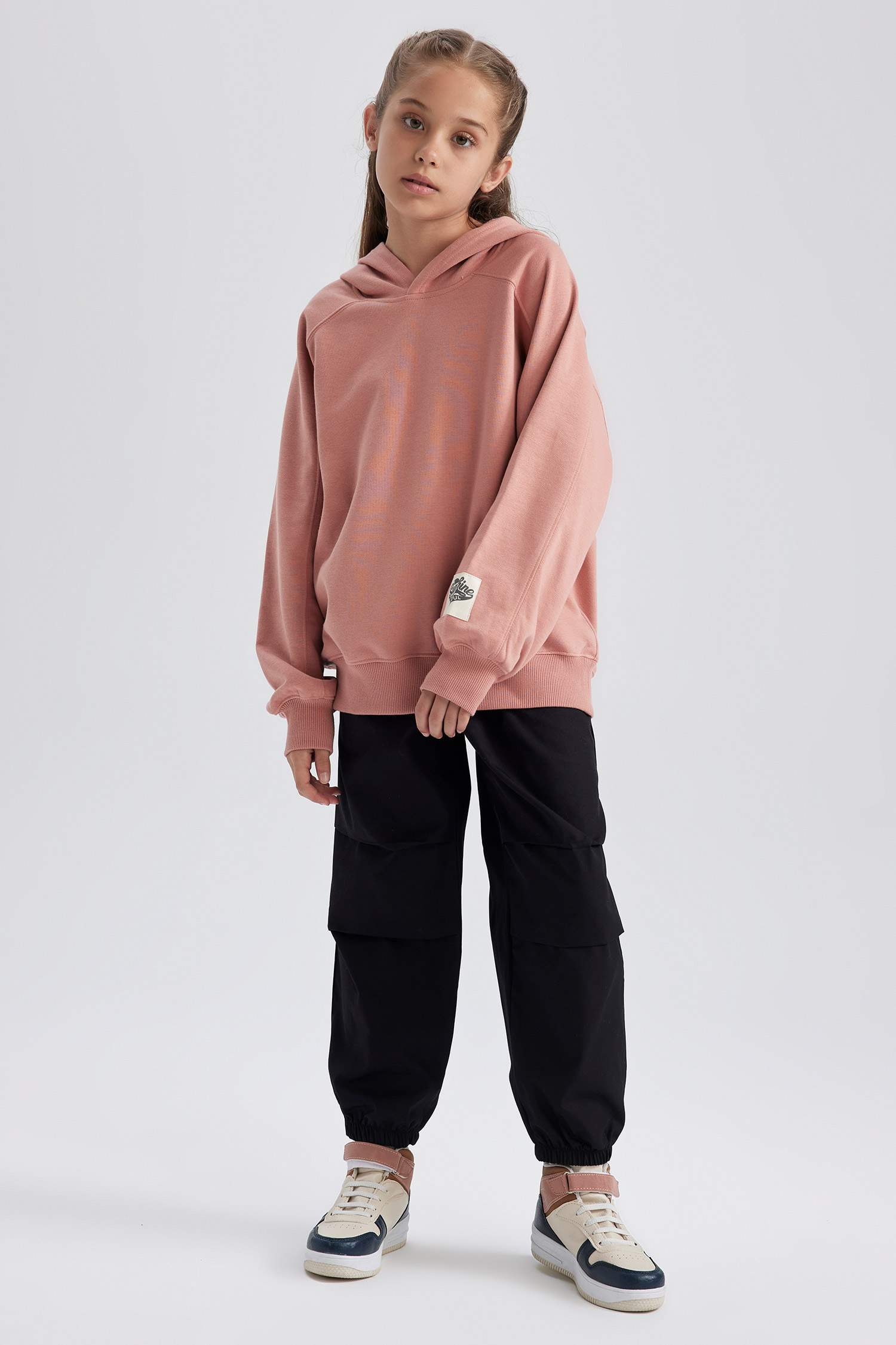 بنطلون باراشوت قطن بناتي