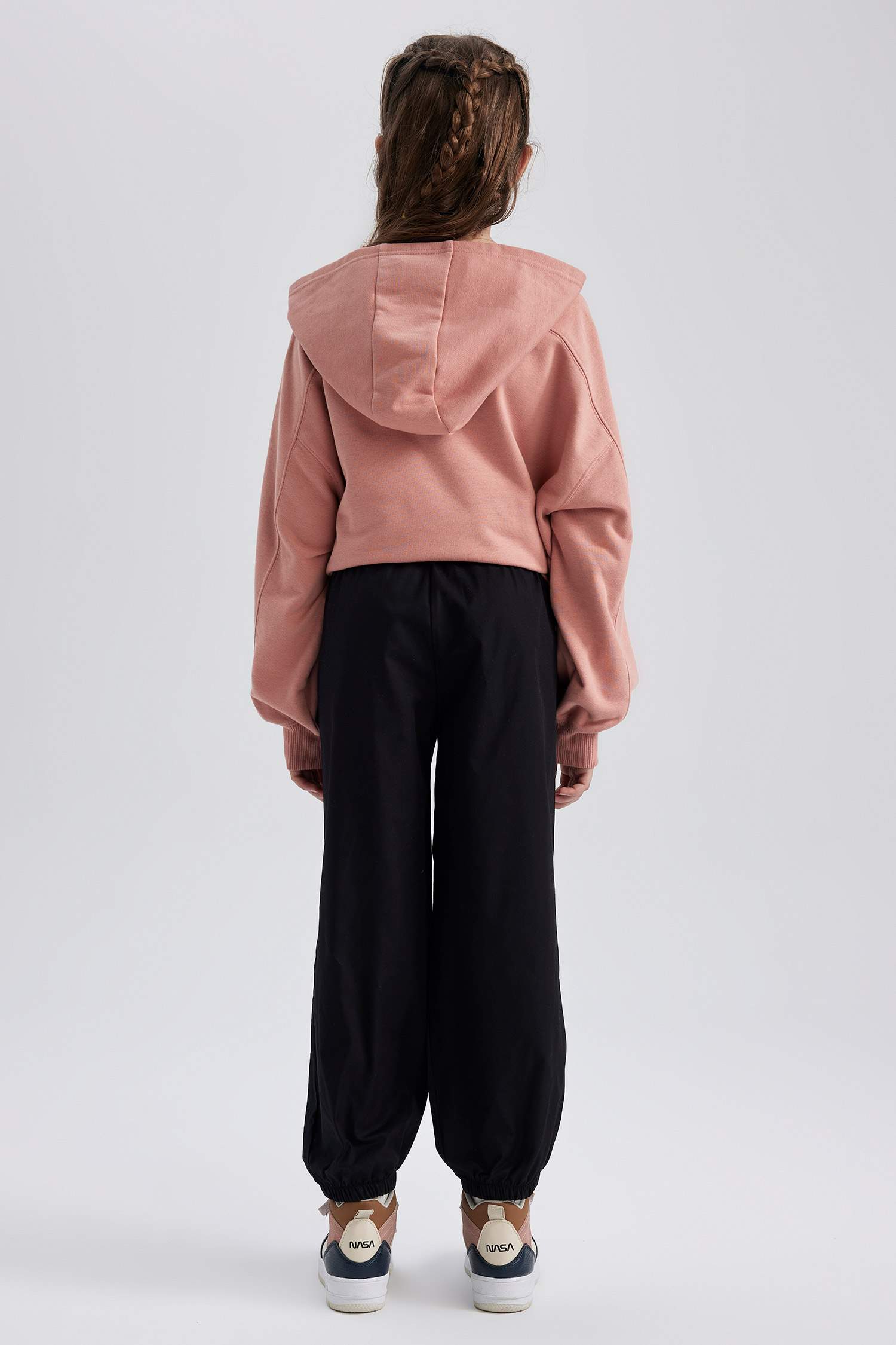 بنطلون باراشوت قطن بناتي