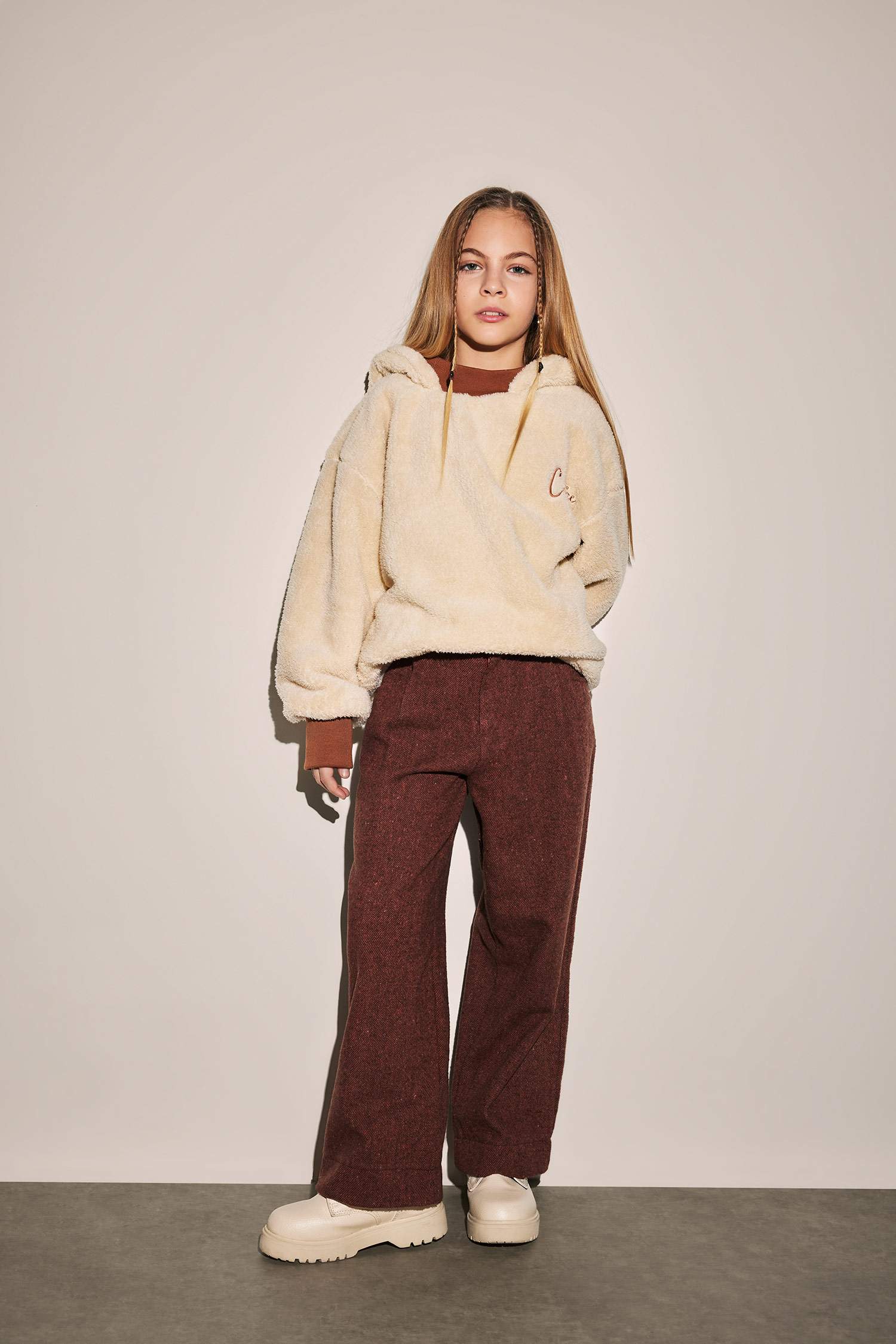 Girl Wide Leg Oval Trousers