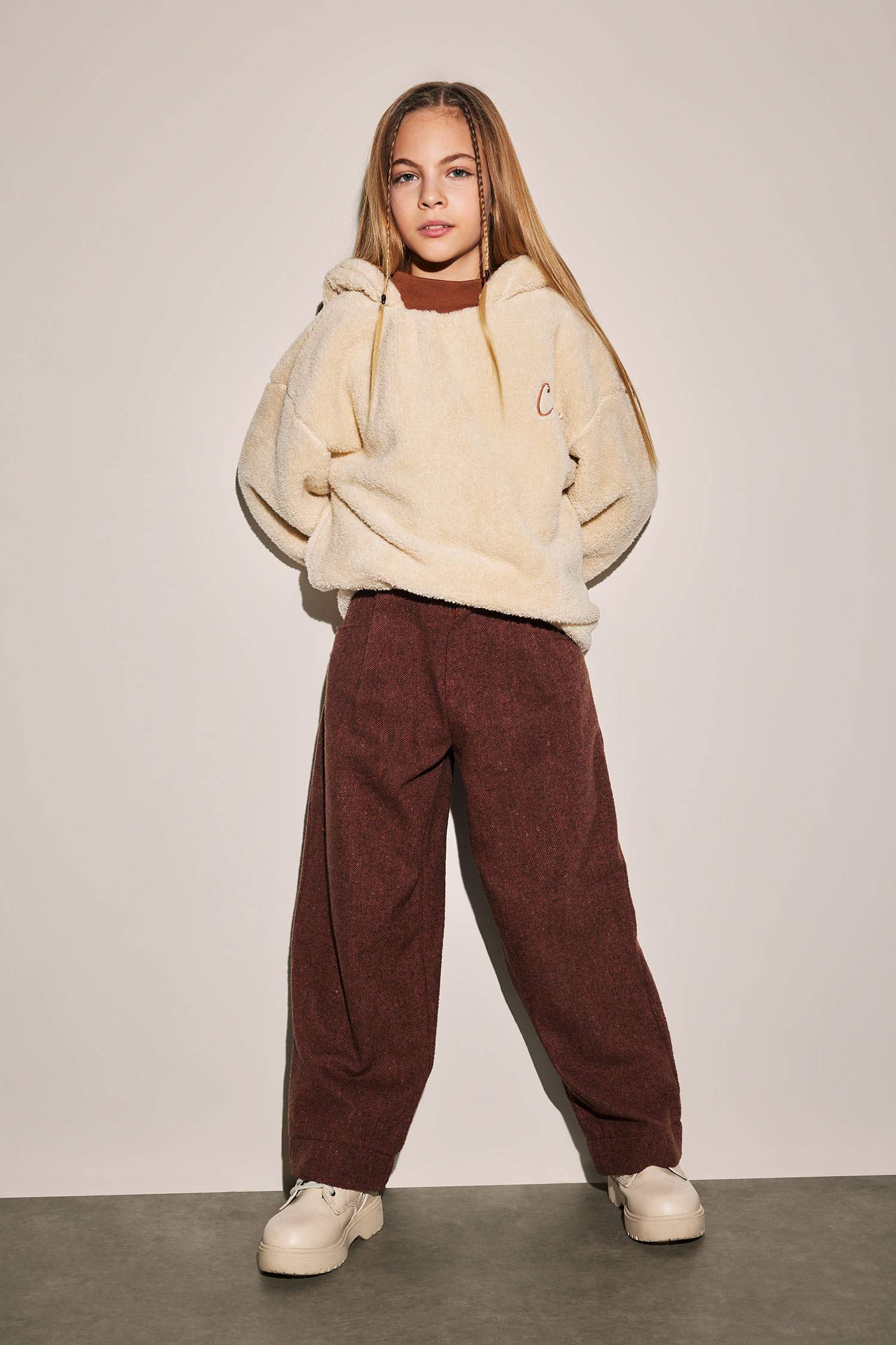 Girl Wide Leg Oval Trousers