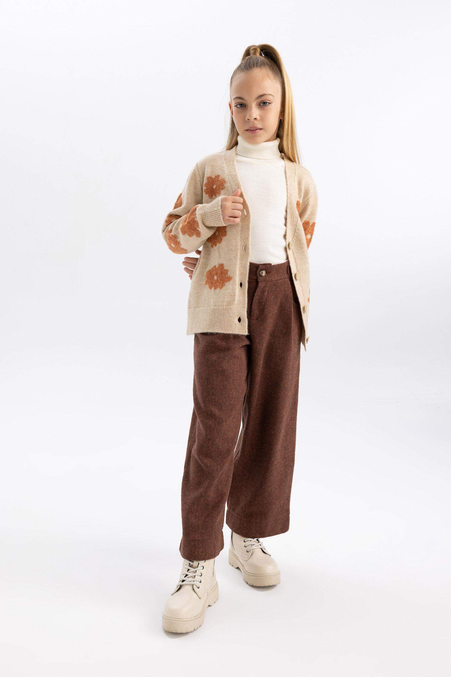 Girl Wide Leg Oval Trousers