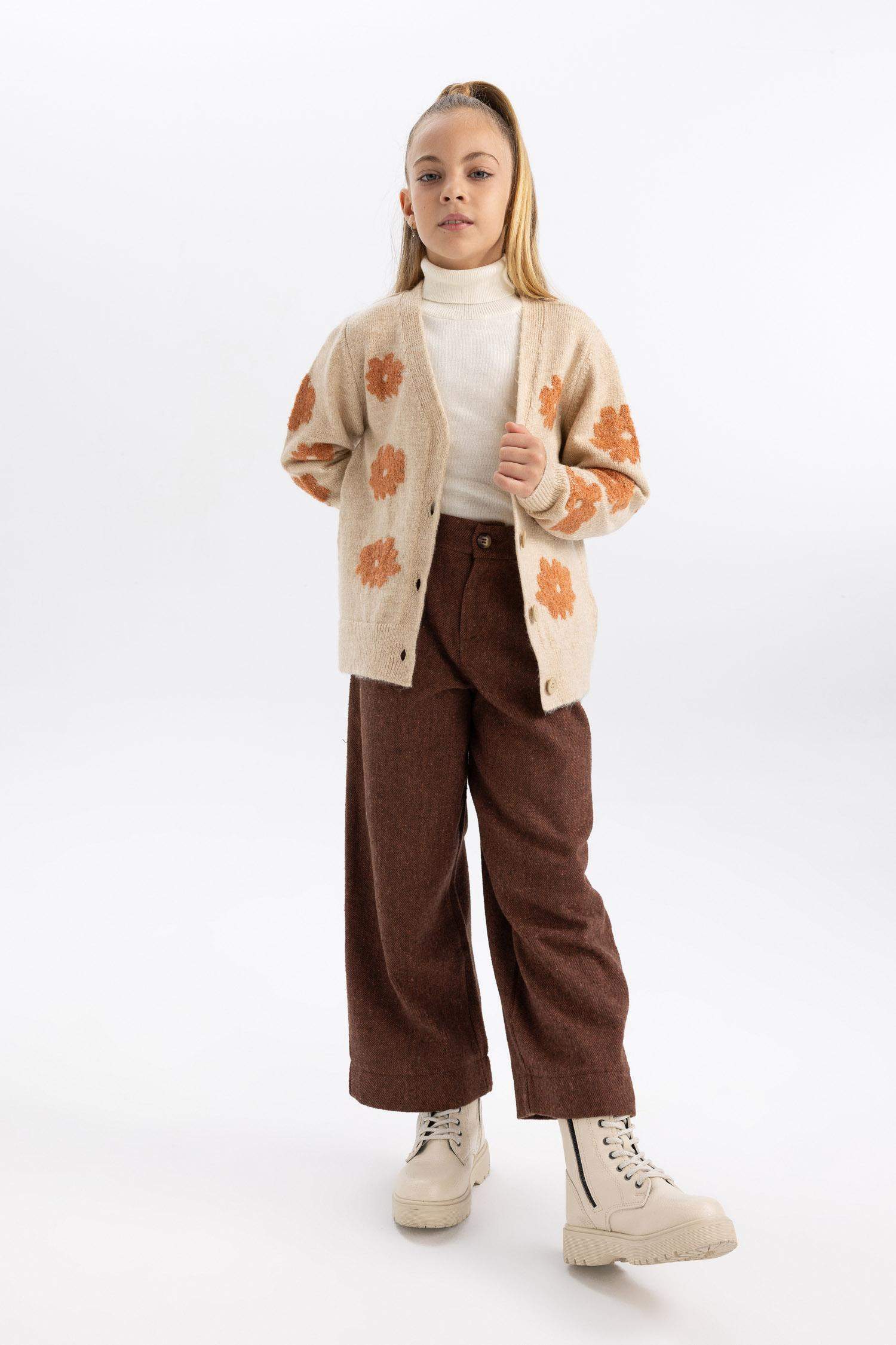 Girl Wide Leg Oval Trousers